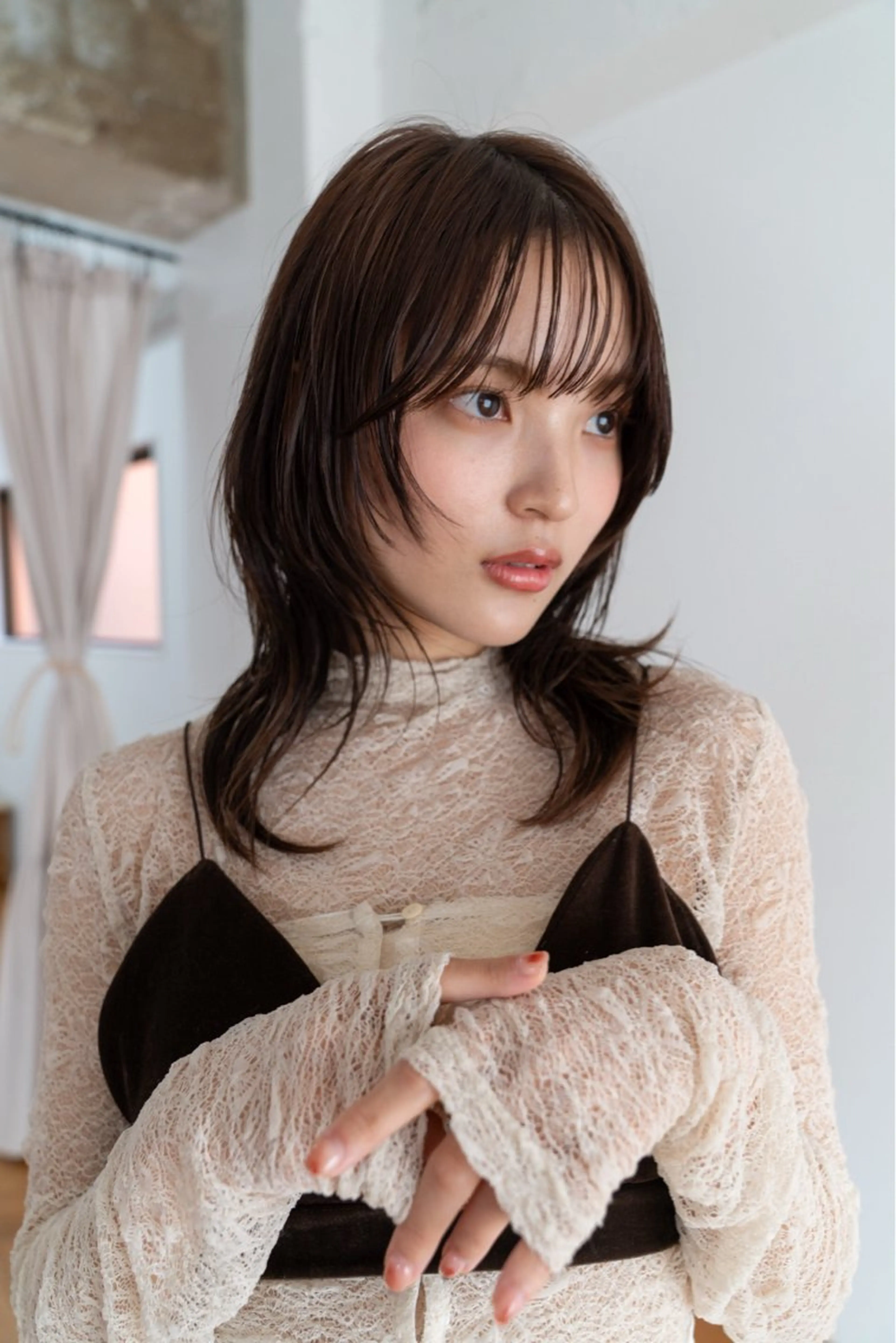 ミディアム カラー ヘアカラー green/ Ken/モデル募集のヘアスタイル