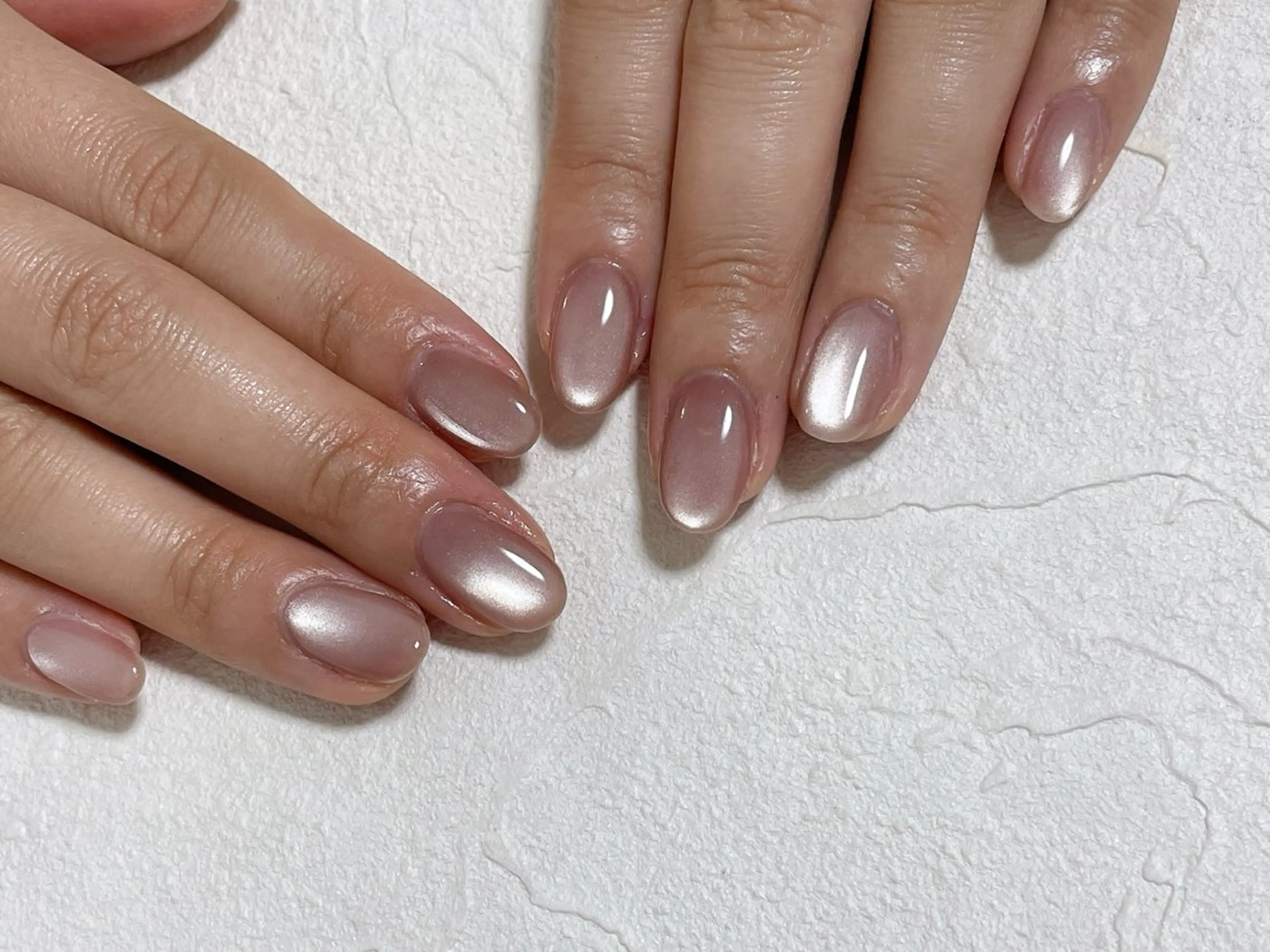 ネイル オーロラネイル フットネイル フレンチネイル ジェルネイル 韓国ネイル ハンドネイル mogunail &blowのネイルデザイン