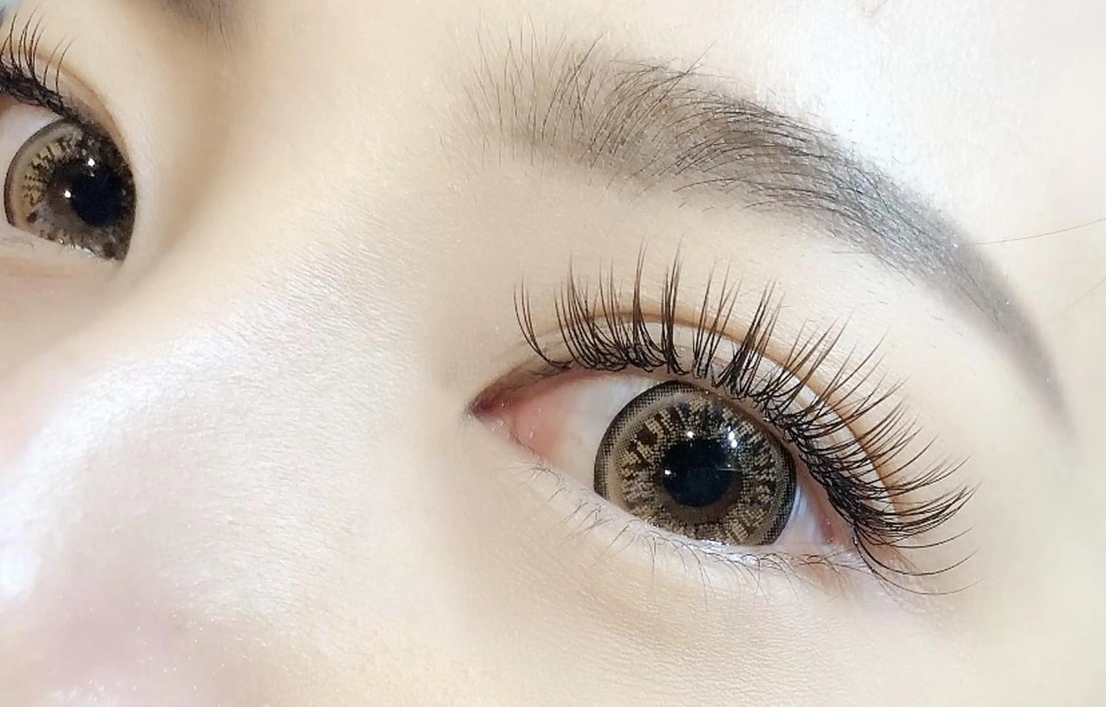 マツエク・マツパ Cカール カラーマツエク フラットラッシュ ゴージャス カタギリ　ユイ （アイリスト)のマツエク・マツパデザイン