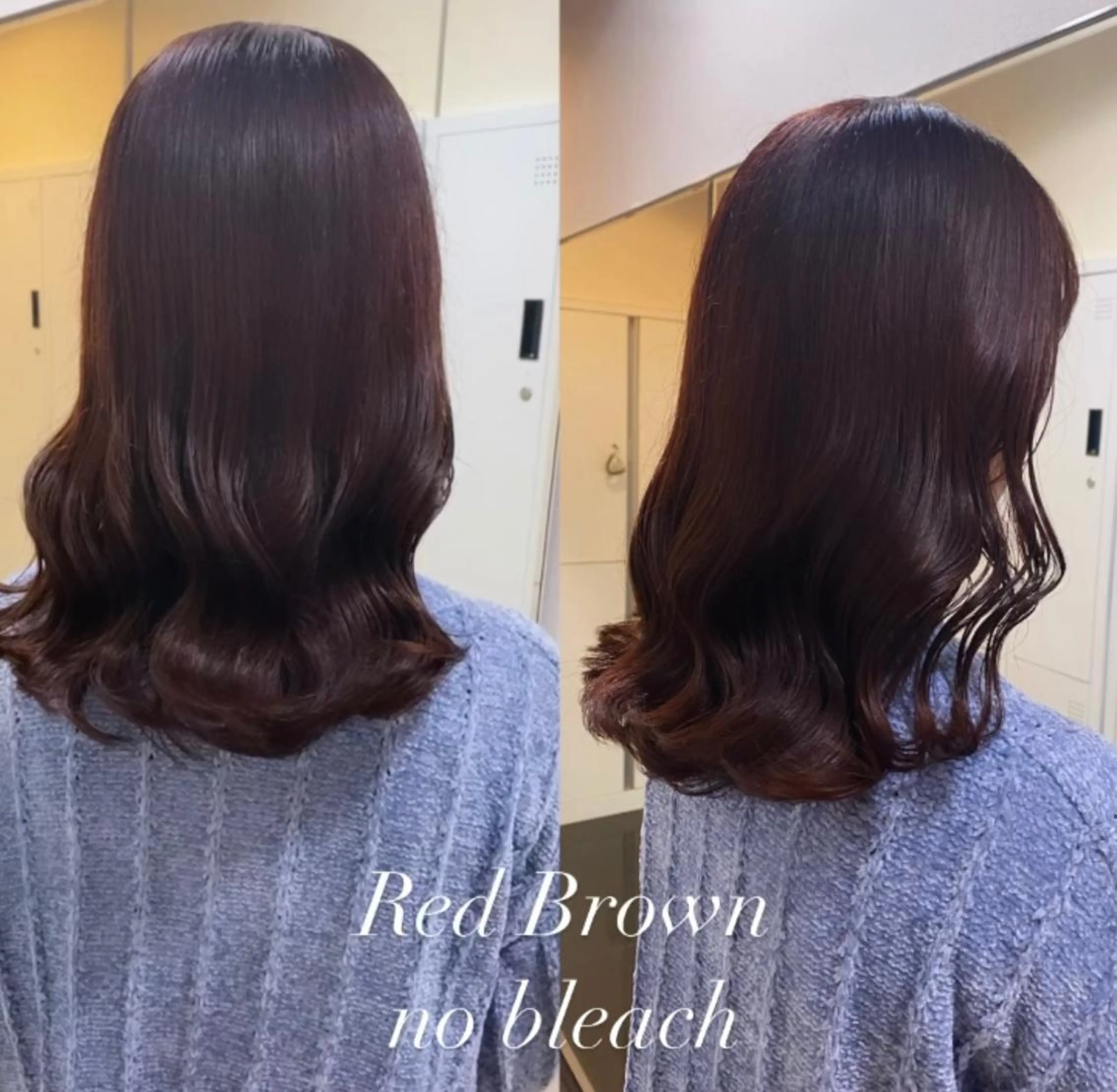 セミロング カラー ブリーチ ブリーチなしカラー ブリーチなしWカラー 🎀韓国ヘア/amiのヘアスタイル