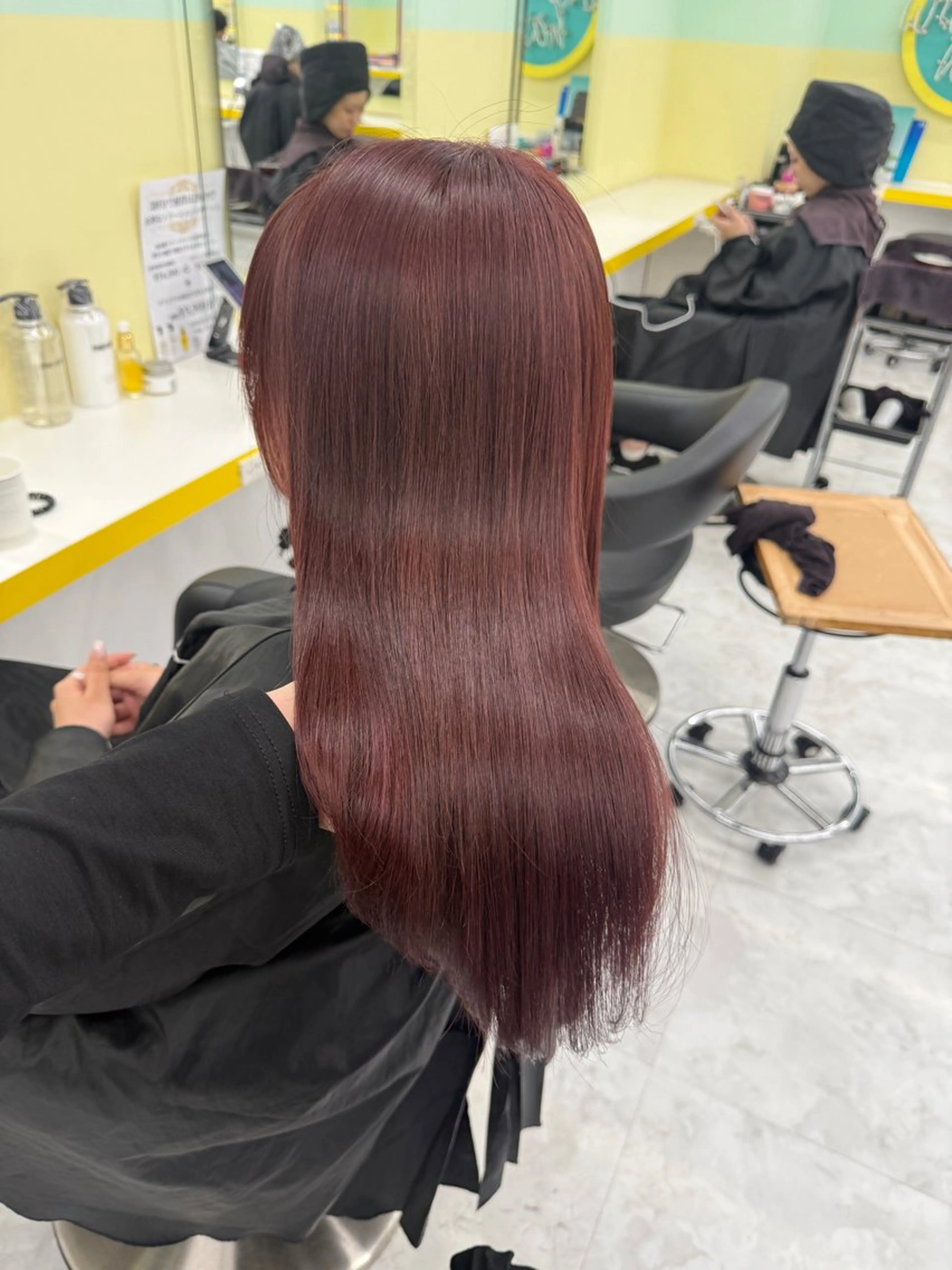 セミロング カラー ヘアアレンジ ブリーチ ブリーチなしカラー 🎀Girly艶髪カ ラー🎀Harukaのヘアスタイル