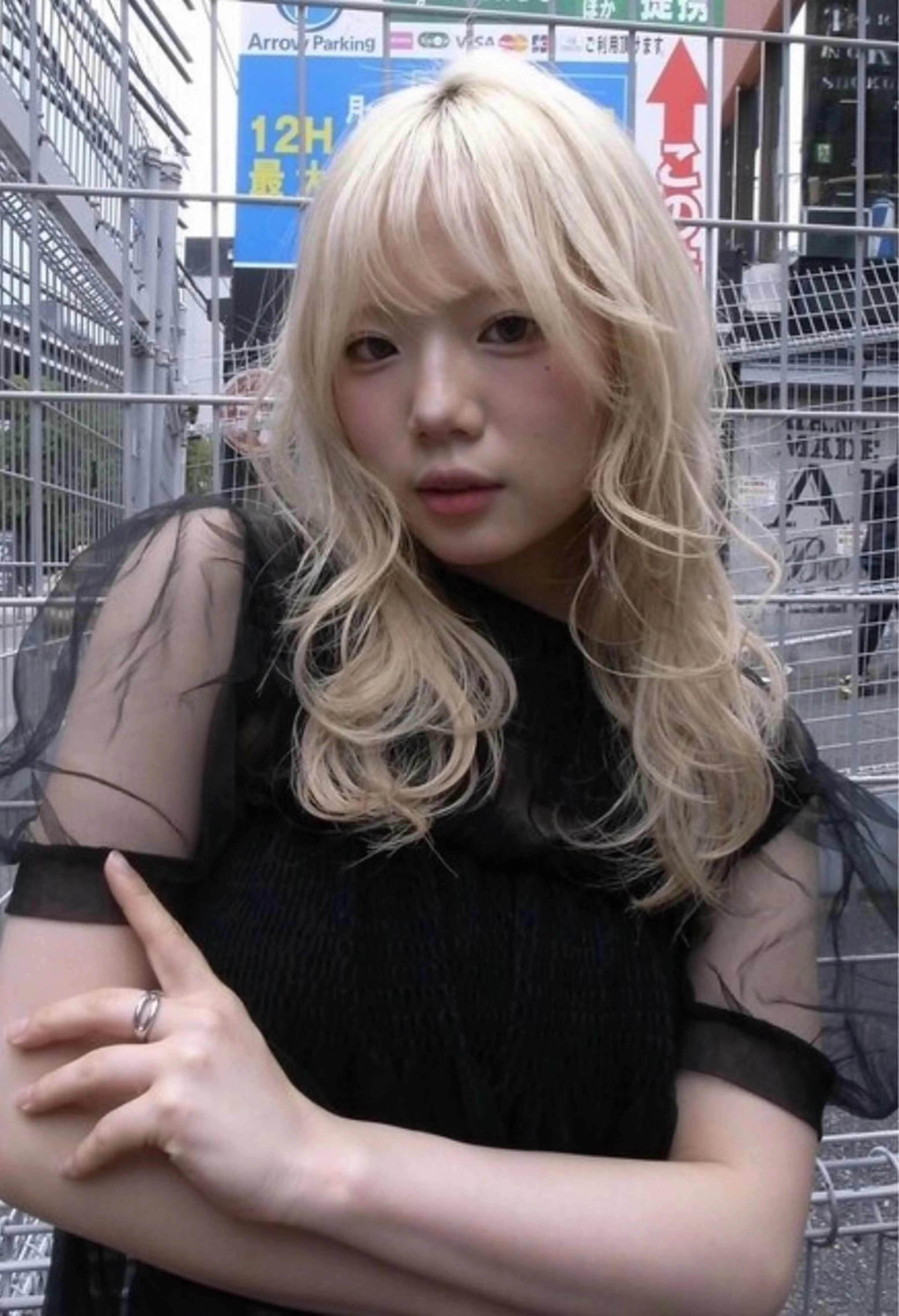 ロング カラー カット ヘアカラー トリートメント くびれヘア/髪質改善 はるのヘアスタイル