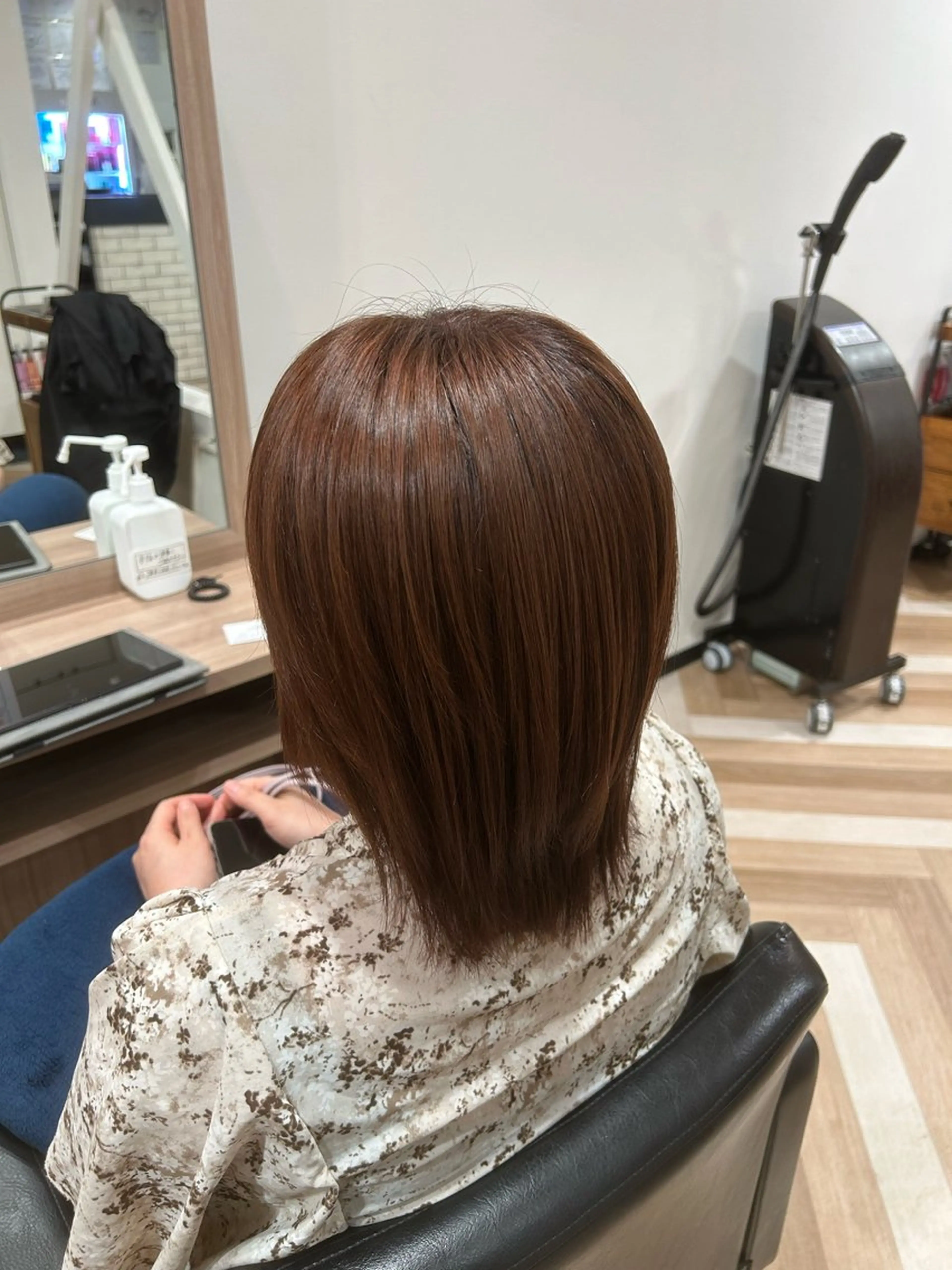 カラー ブラウンカラー ピンクカラー ARISE所属・✨長岡/艶/パーマ /剣持快吏✨のヘアスタイル