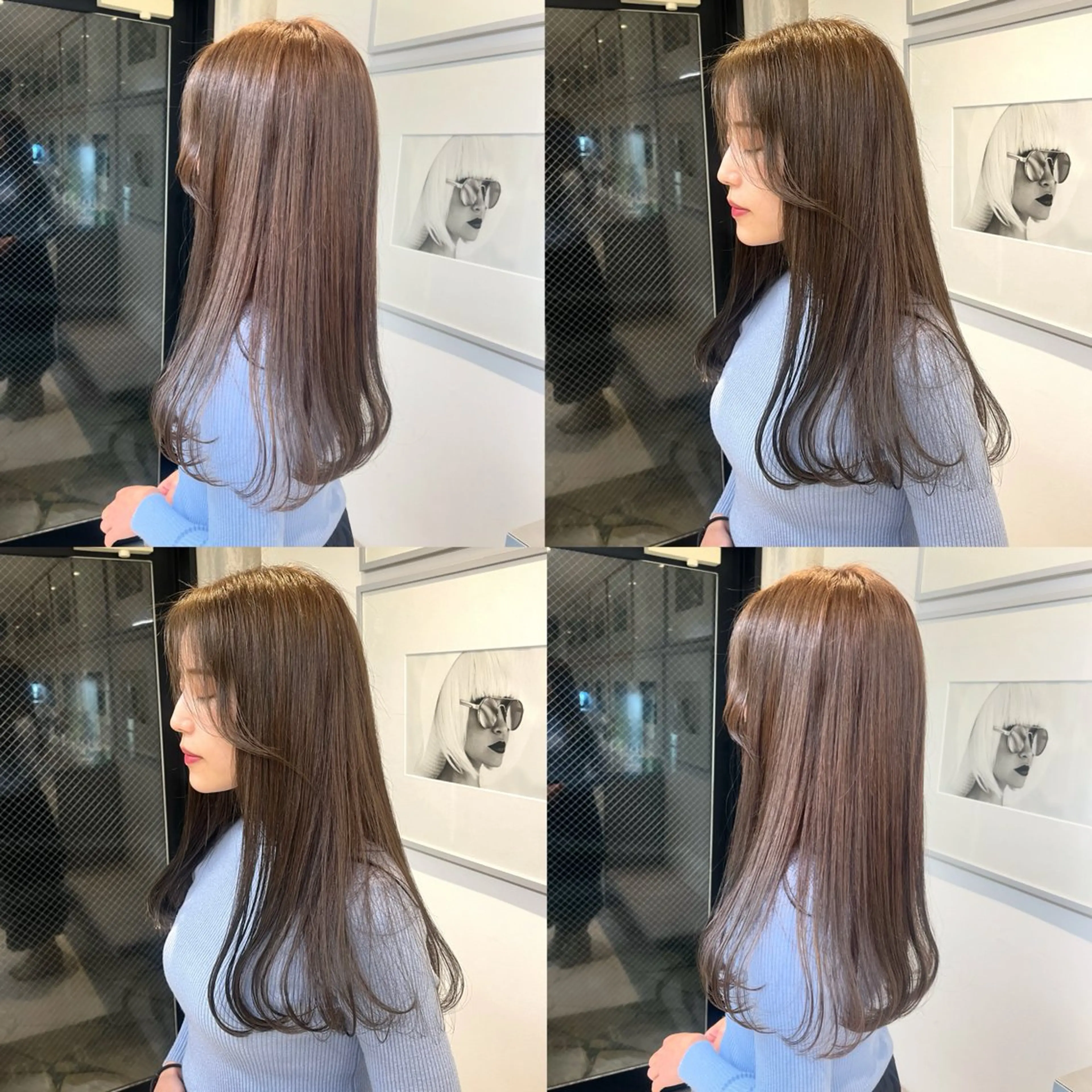 🌟ブリーチ無しのダブルカラーで叶える🌟ダメージレス透明感カラー♡トリートメント♡スパシャンプー♡ダメージ除去カットの写真