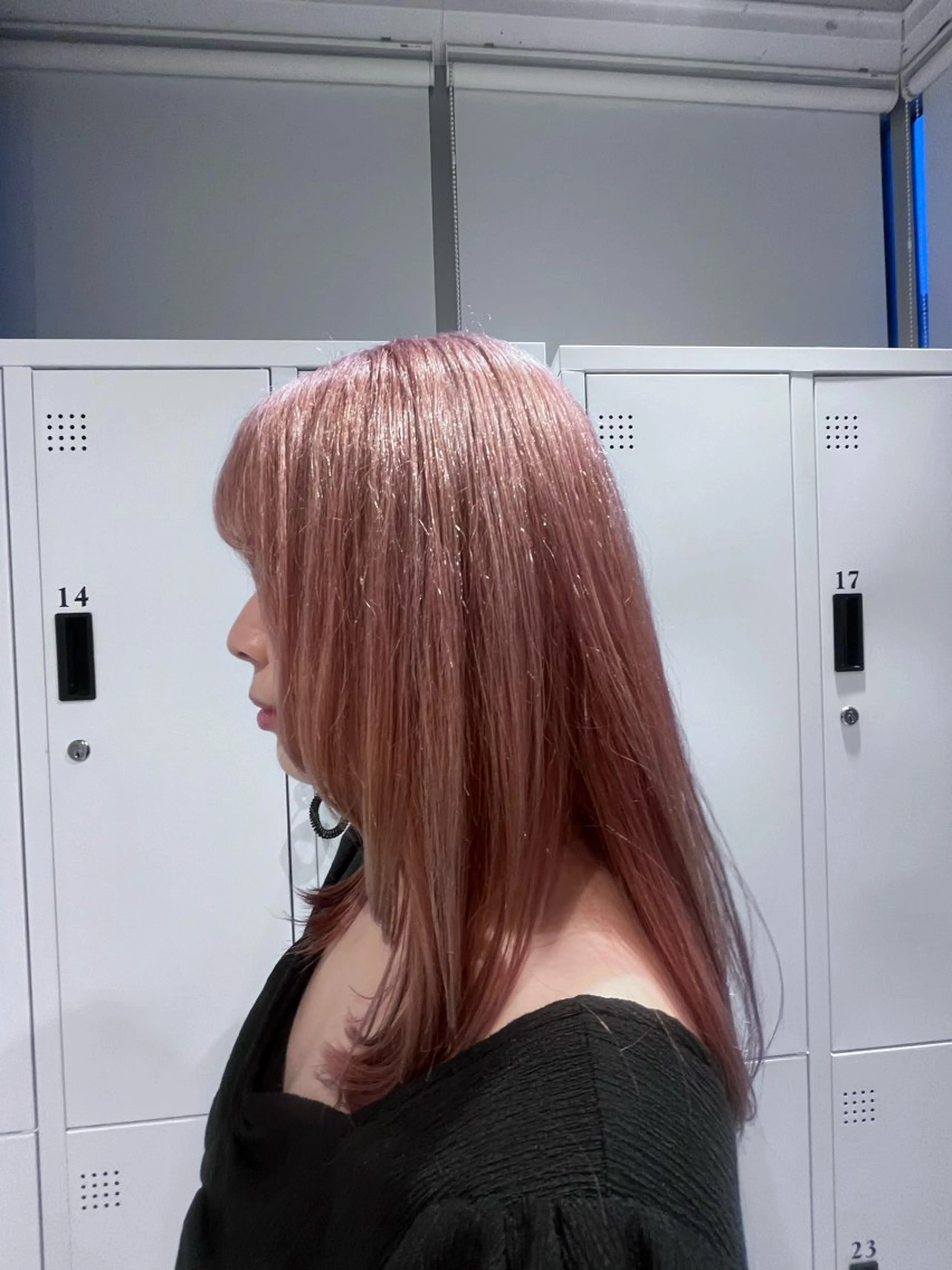 ロング カラー カット ヘアカラー トリートメント ハイトーンカラー/ 田中和磨のヘアスタイル