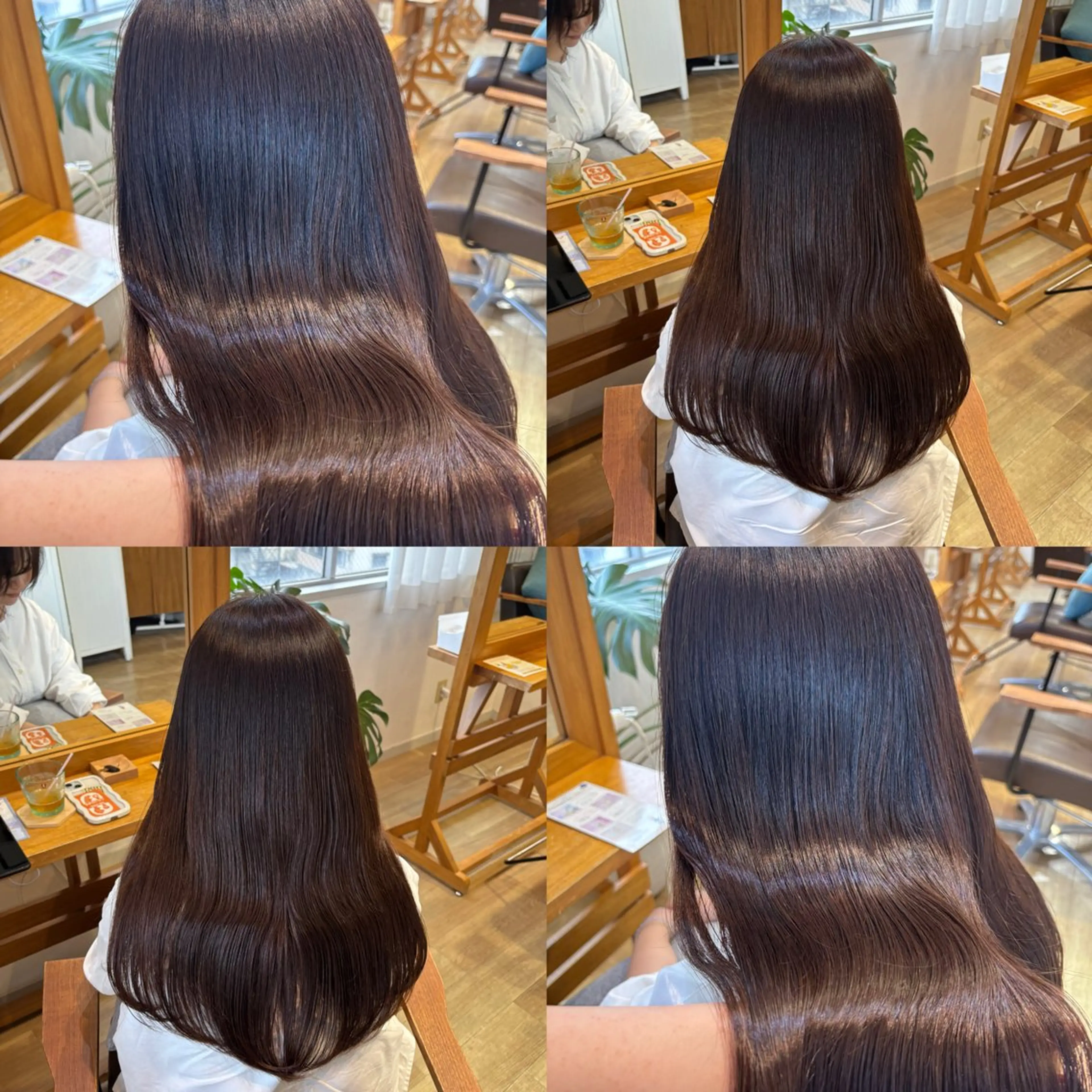 ロング カラー ベージュカラー ブラウンカラー ヘアカラー トリートメント ヘッドスパ RINNO🌷艶髪/ 艶カラー/縮毛矯正のヘアスタイル