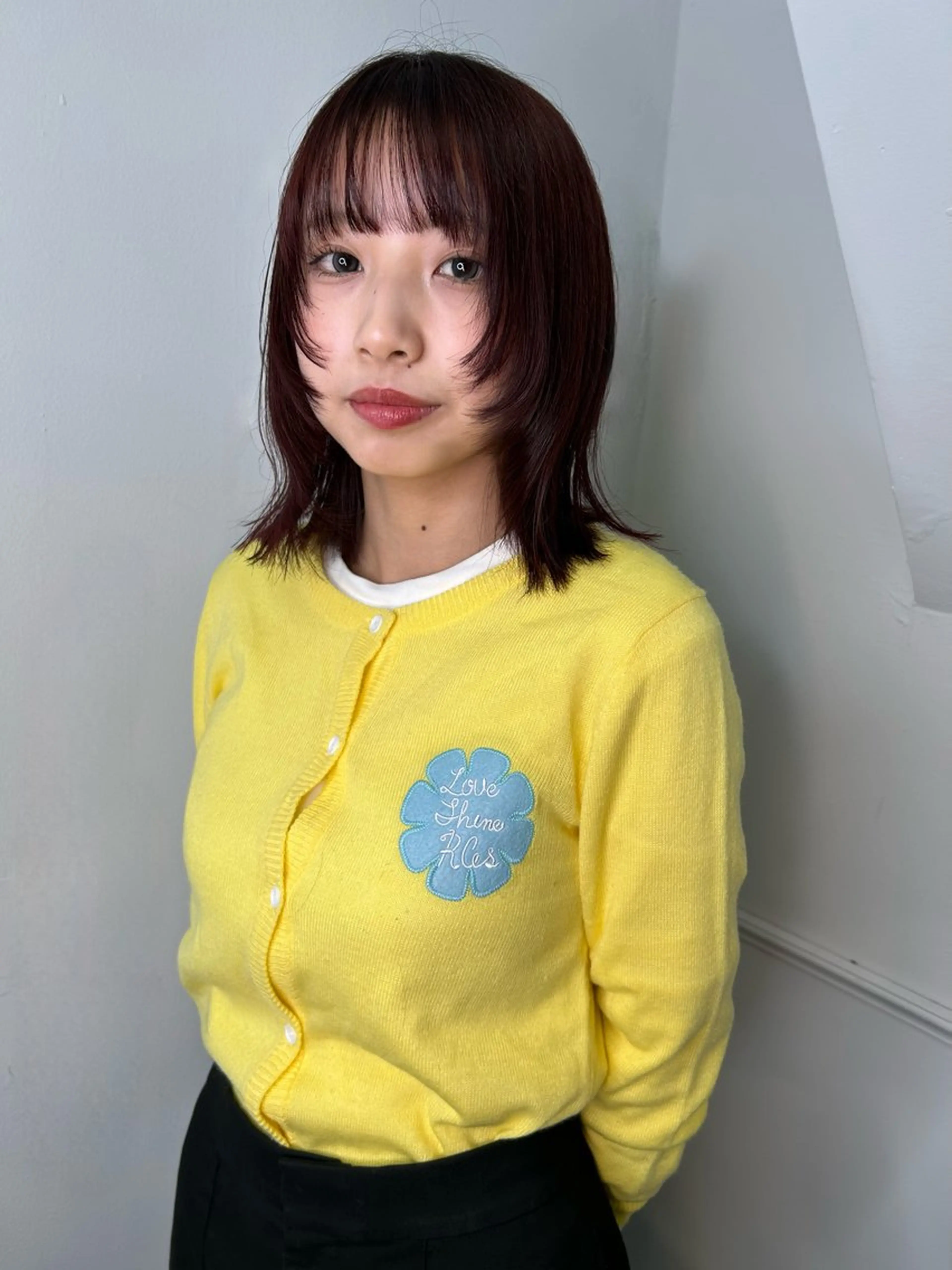 ミディアム カラー 透明感カラー/レイヤ ー🌙Honokaのヘアスタイル