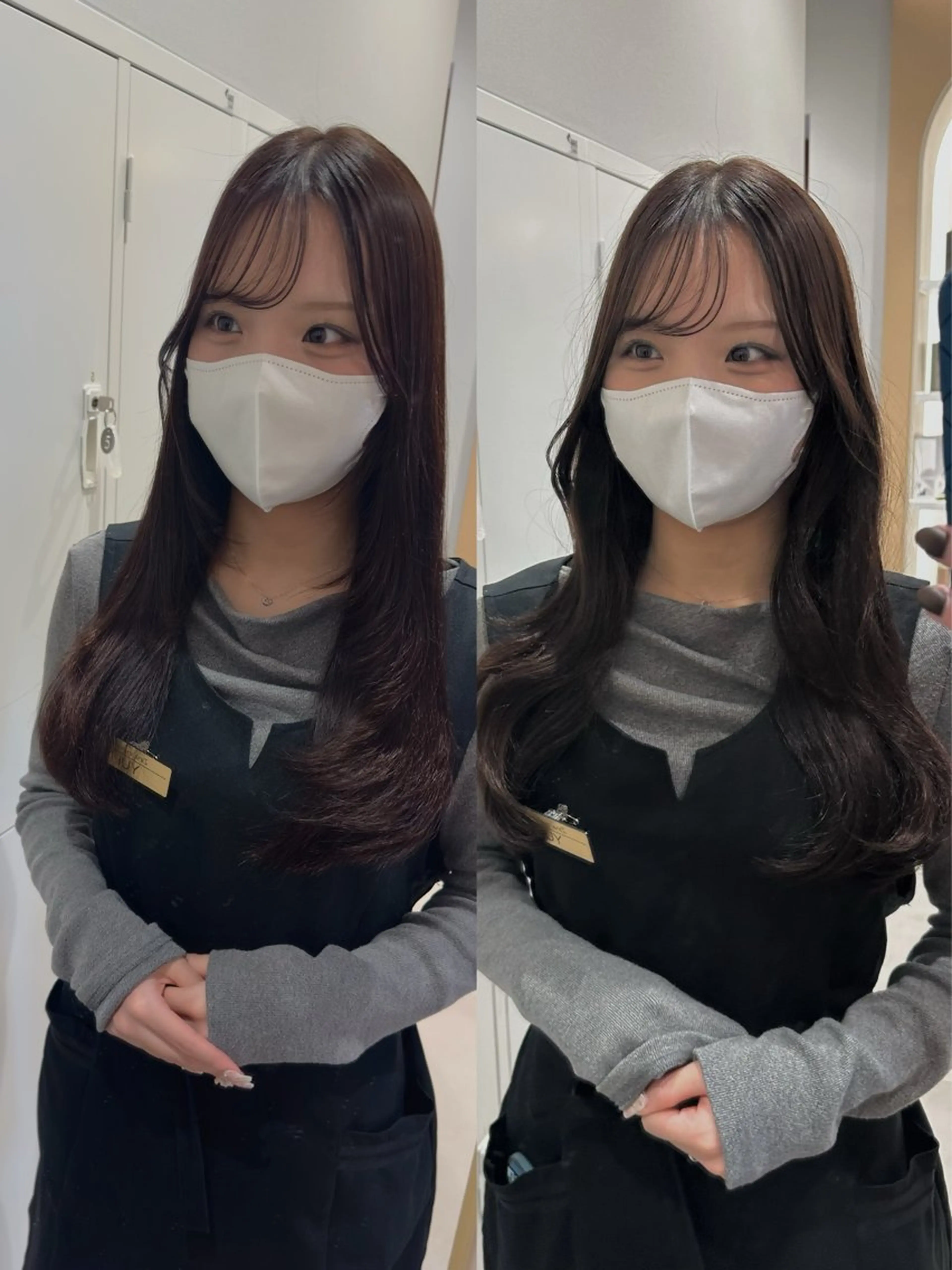 ロング 髪質改善 レイヤーカット 韓国ヘア、髪質改善 ✨平山大樹✨のヘアスタイル