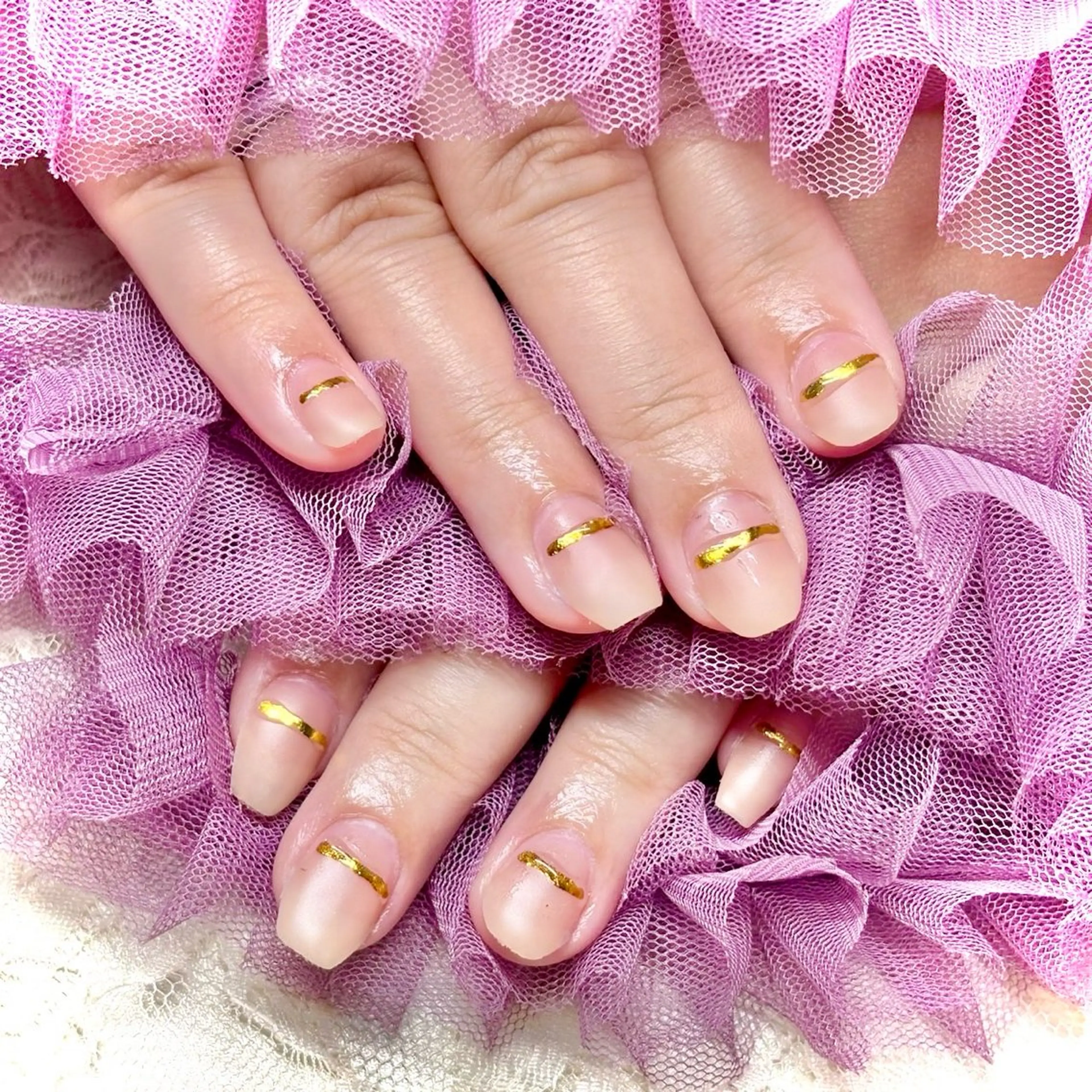 ネイル 韓国ネイル オフィスネイル 夏ネイル ワンホンネイル miminon 自宅ネイルサロンのネイルデザイン