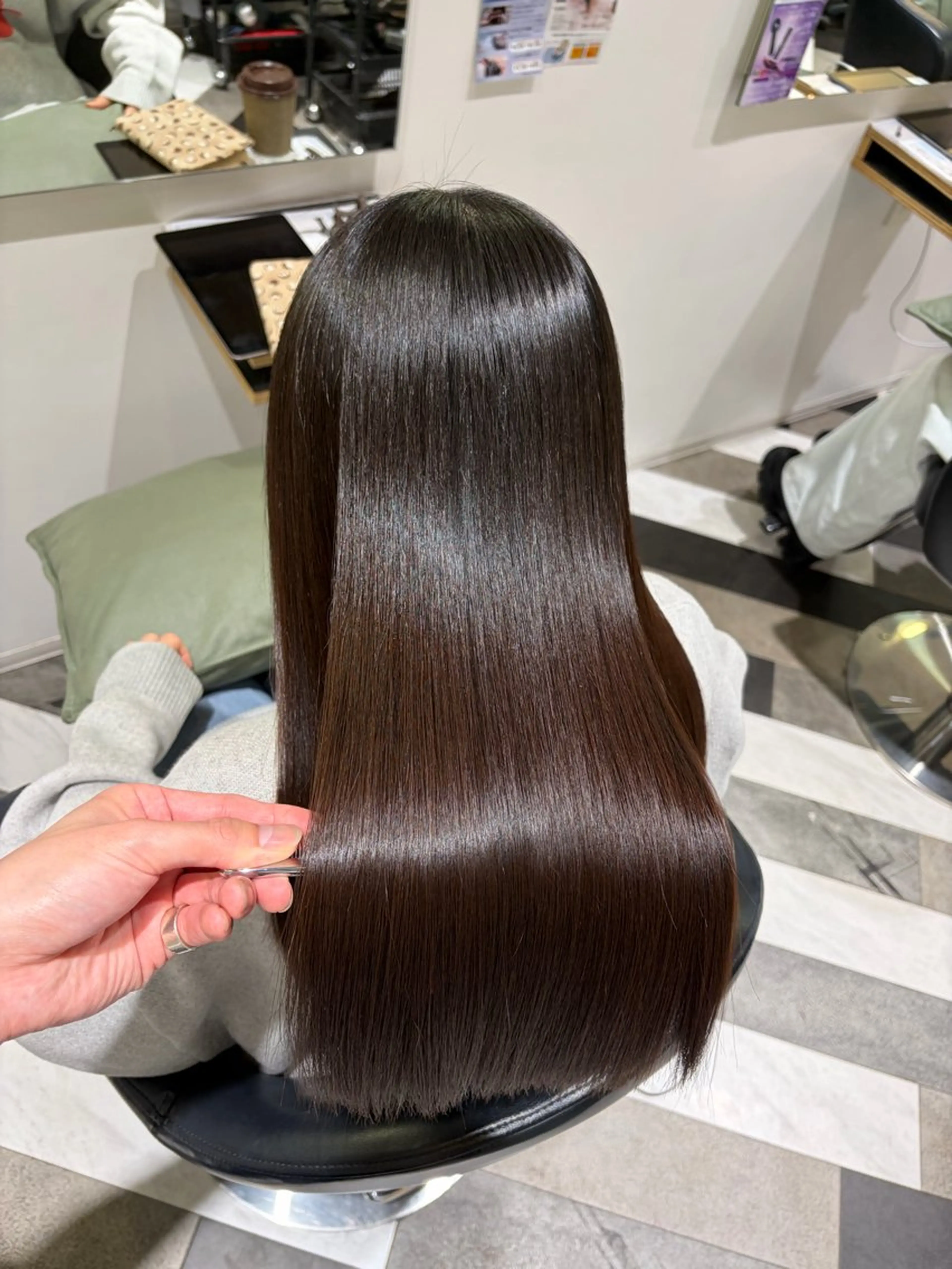 ロング カラー カット ヘアカラー トリートメント 圧倒的髪質改善 ✂︎飯島悠介のヘアスタイル