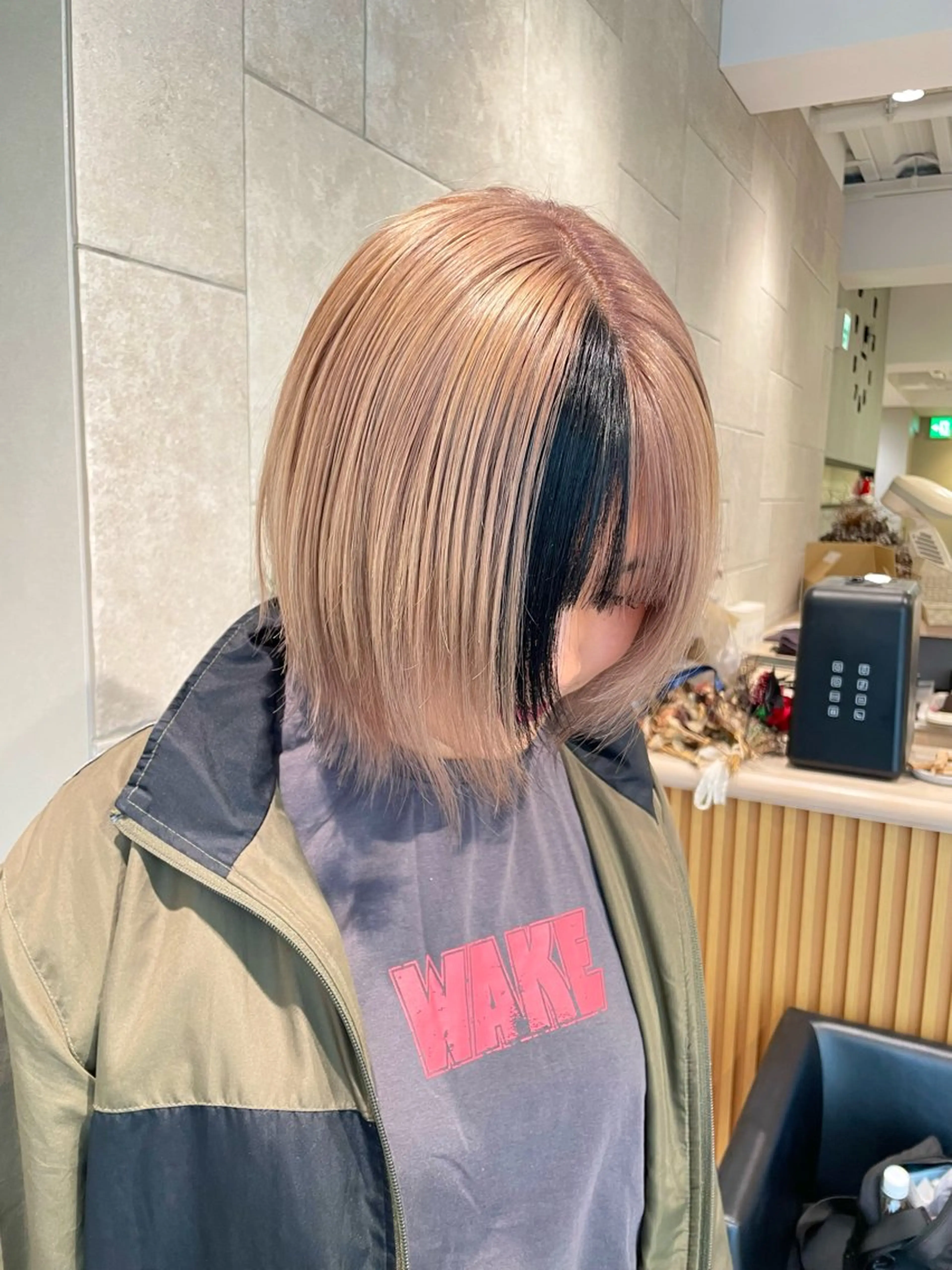 ショート カラー 黒髪 🌙透明感×艶カラー HARURU🌙のヘアスタイル