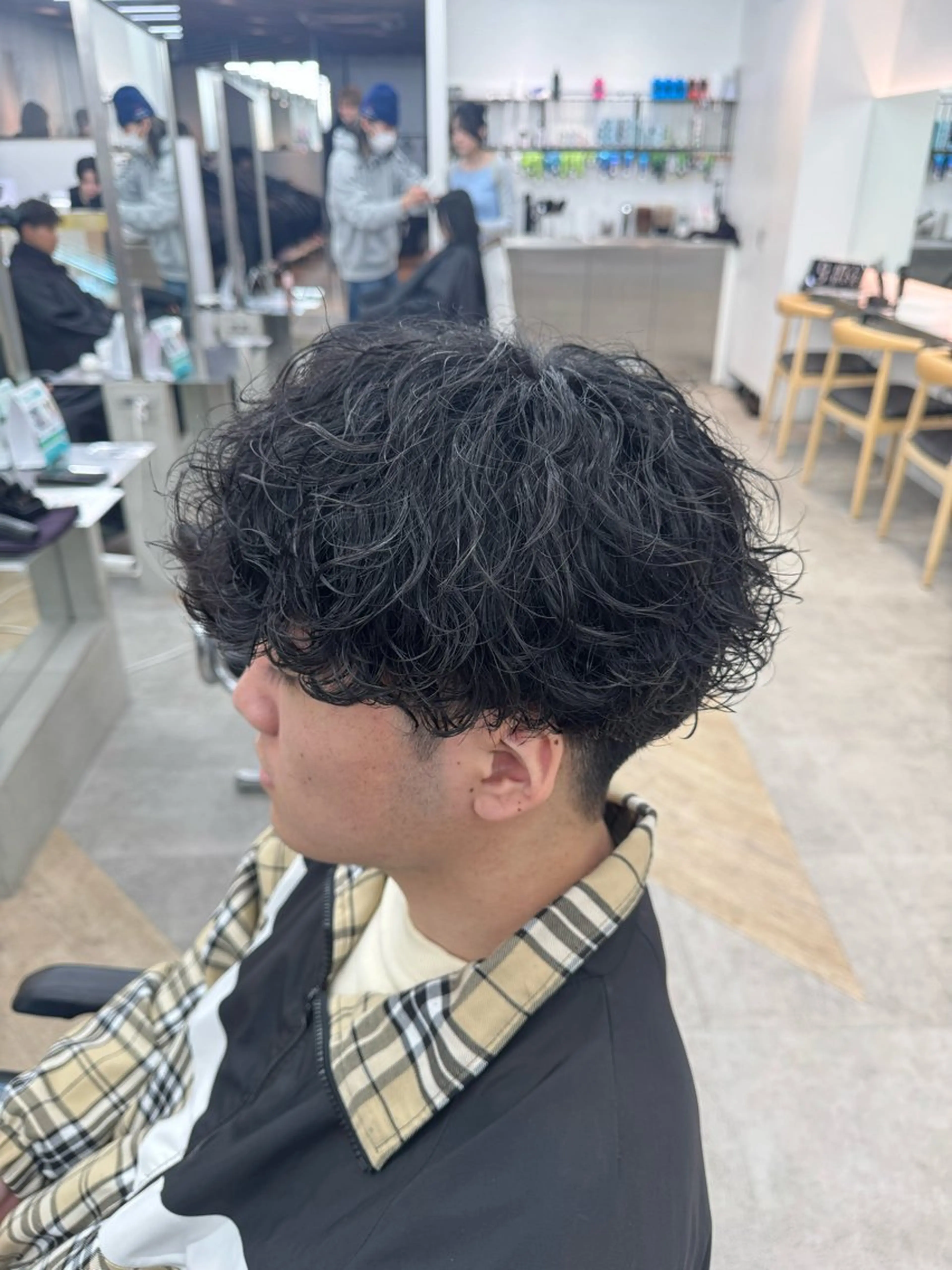パーマ メンズ カット パーマ ☀️メンズパーマ☀️ /栄/濵﨑新成のヘアスタイル