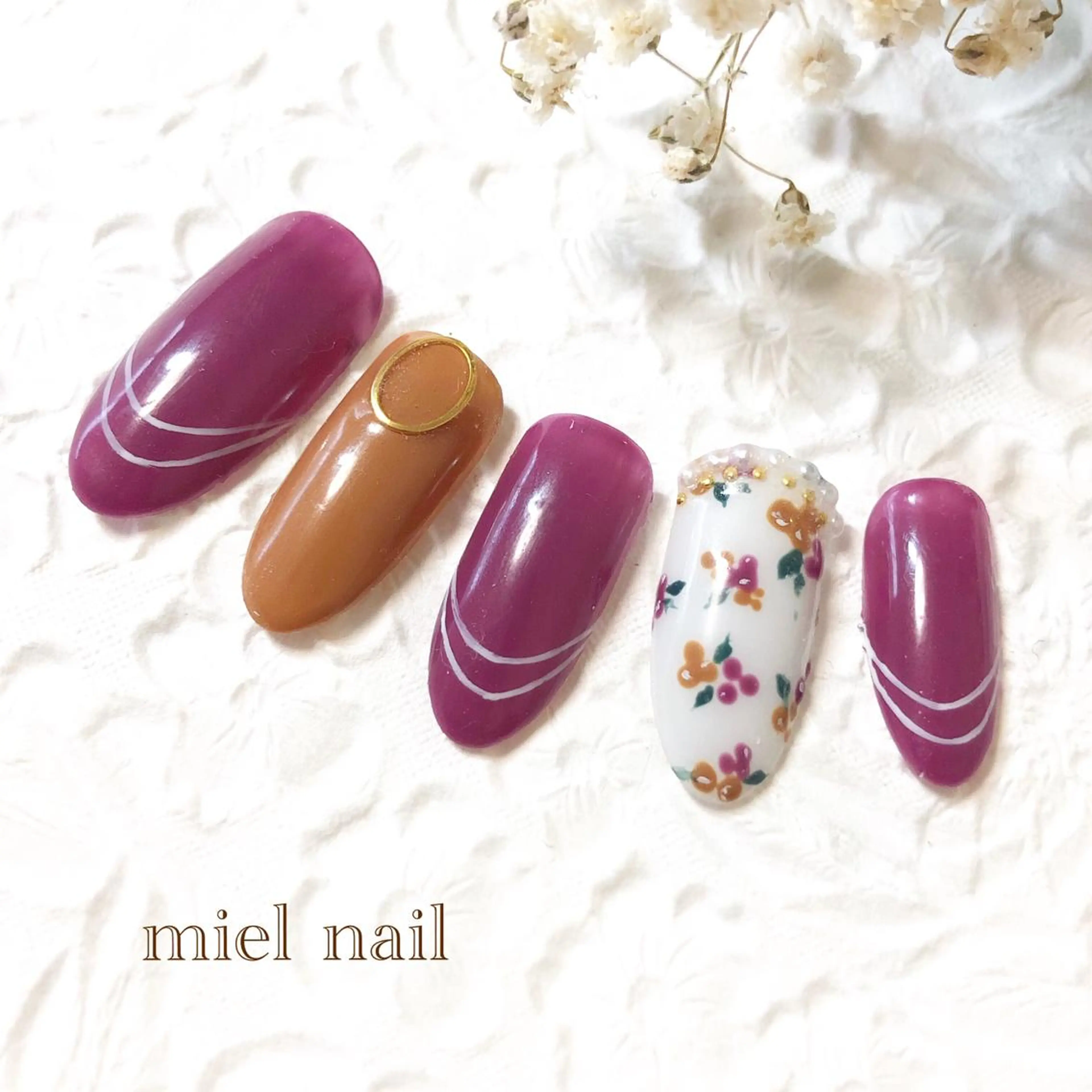 ネイル ハンドネイル miel nailのネイルデザイン