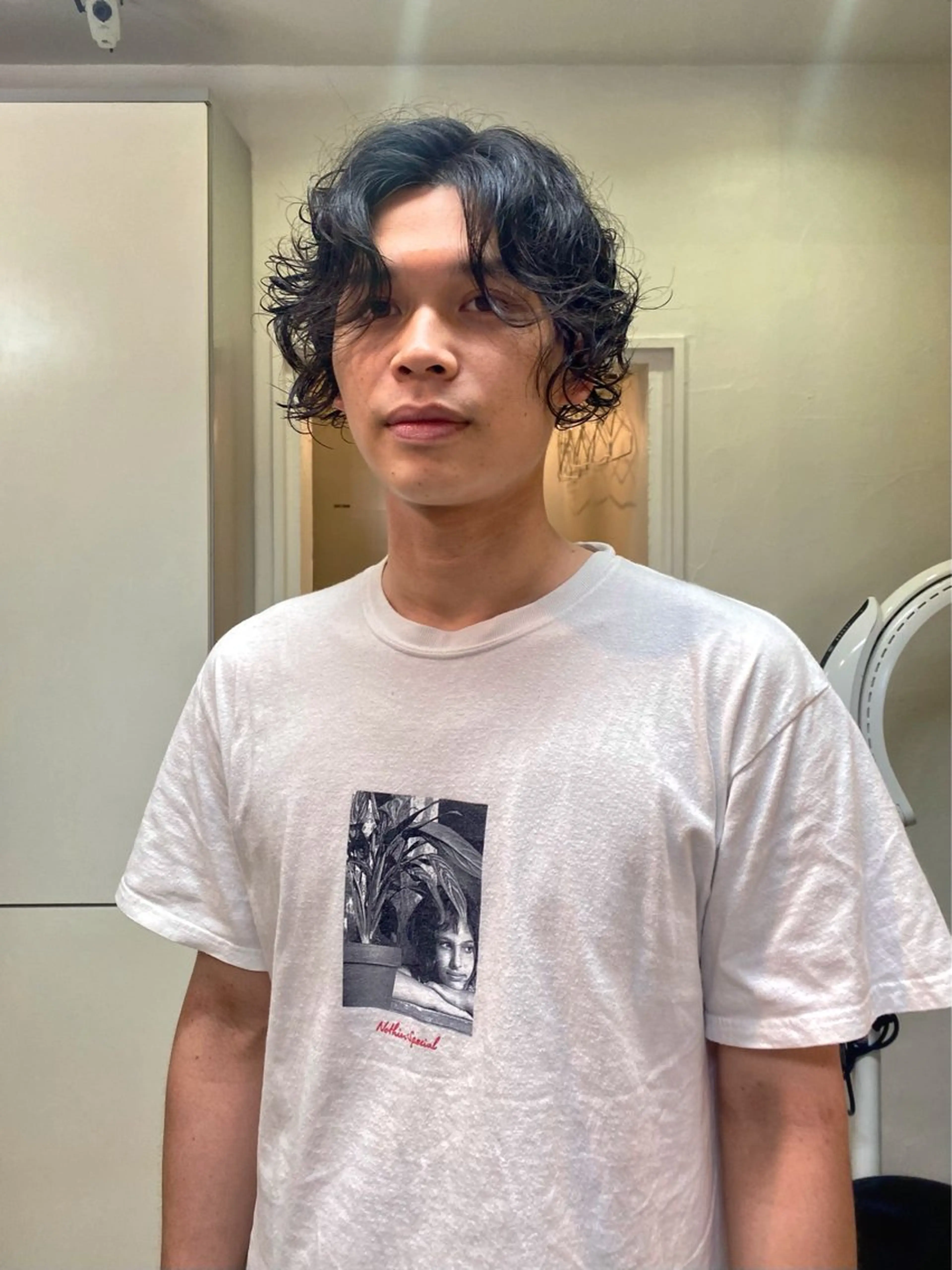 ショート パーマ メンズ 今出 りょうやのヘアスタイル