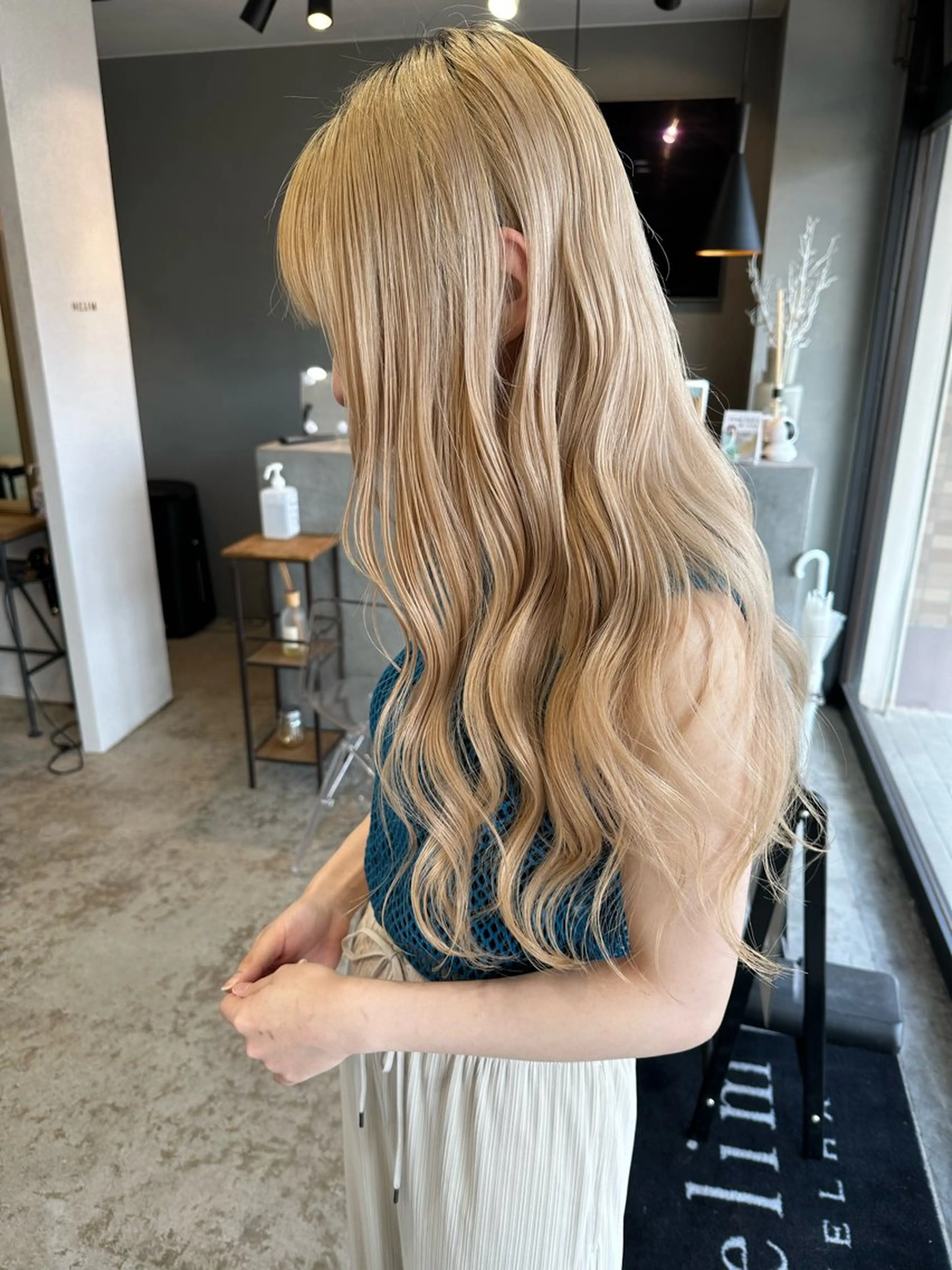 ロング カラー カット ヘアカラー 🍀石川尚之🍀 HELIMのヘアスタイル