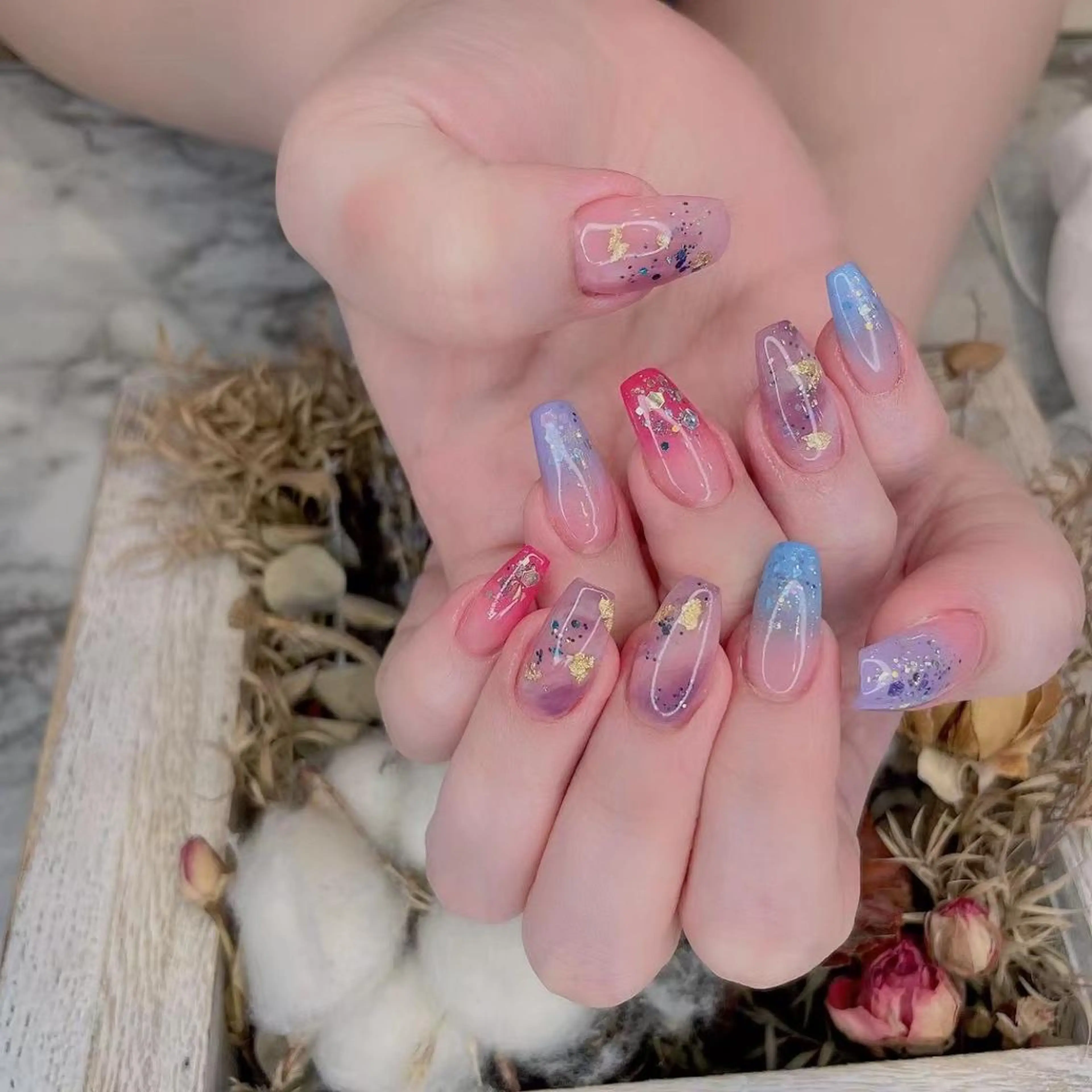 ネイル キラキラネイル ラメ(グリッター) Babarla Nailのネイルデザイン