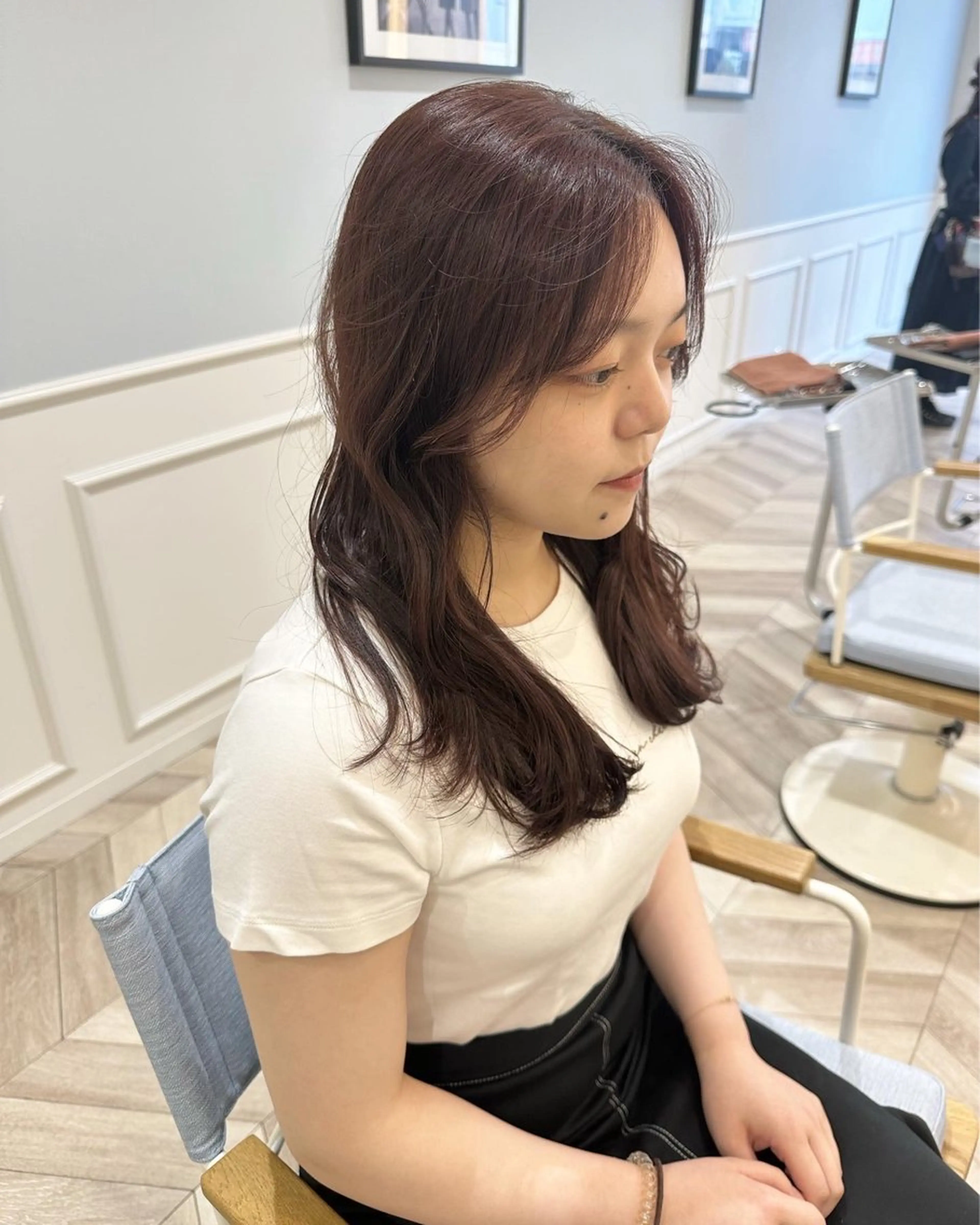 セミロング カラー パーマ/ハイトーン スパイキー/神田正紀のヘアスタイル