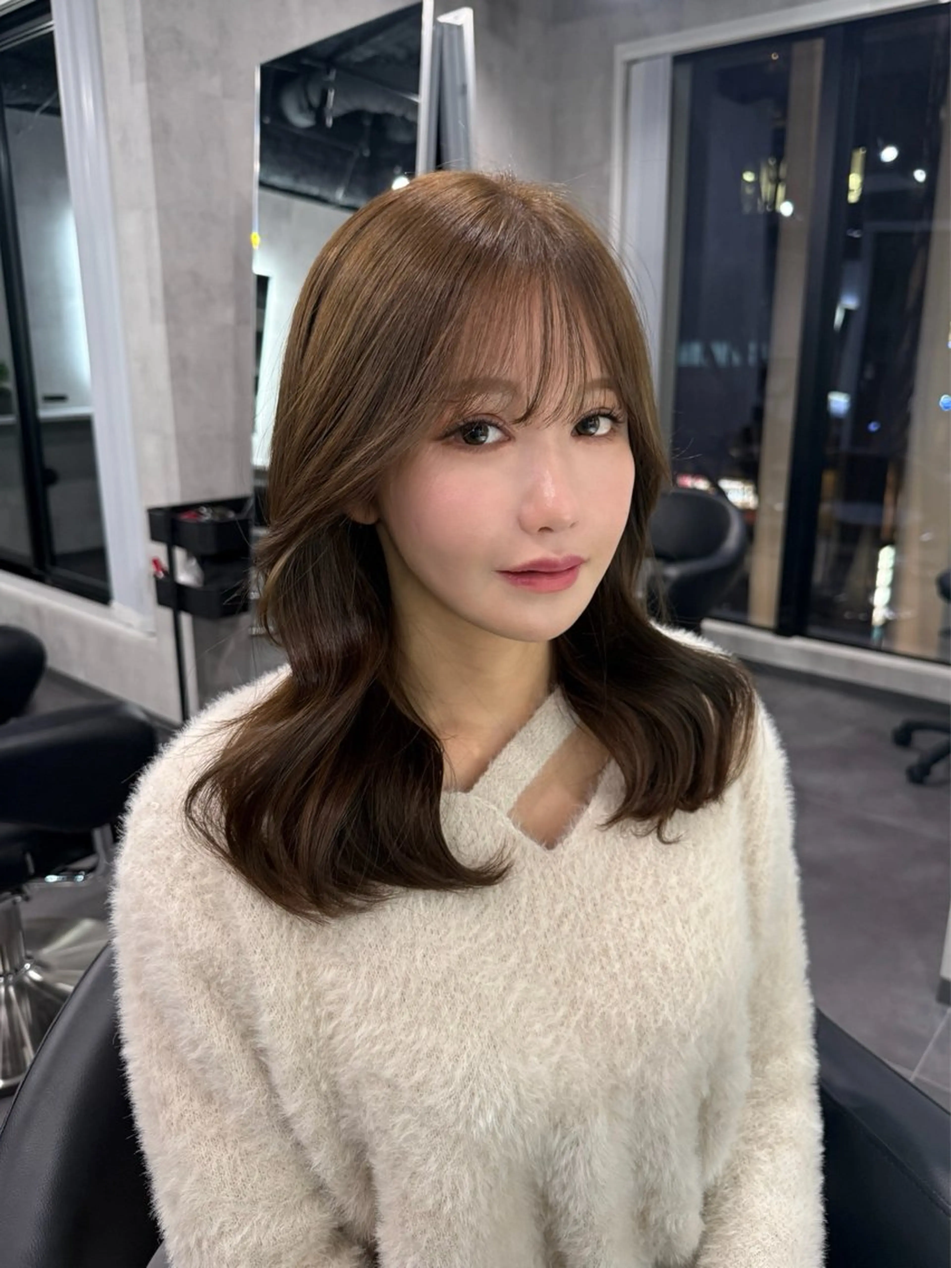 ミディアム 💖艶髪/韓国ヘア 💖asukaのヘアスタイル