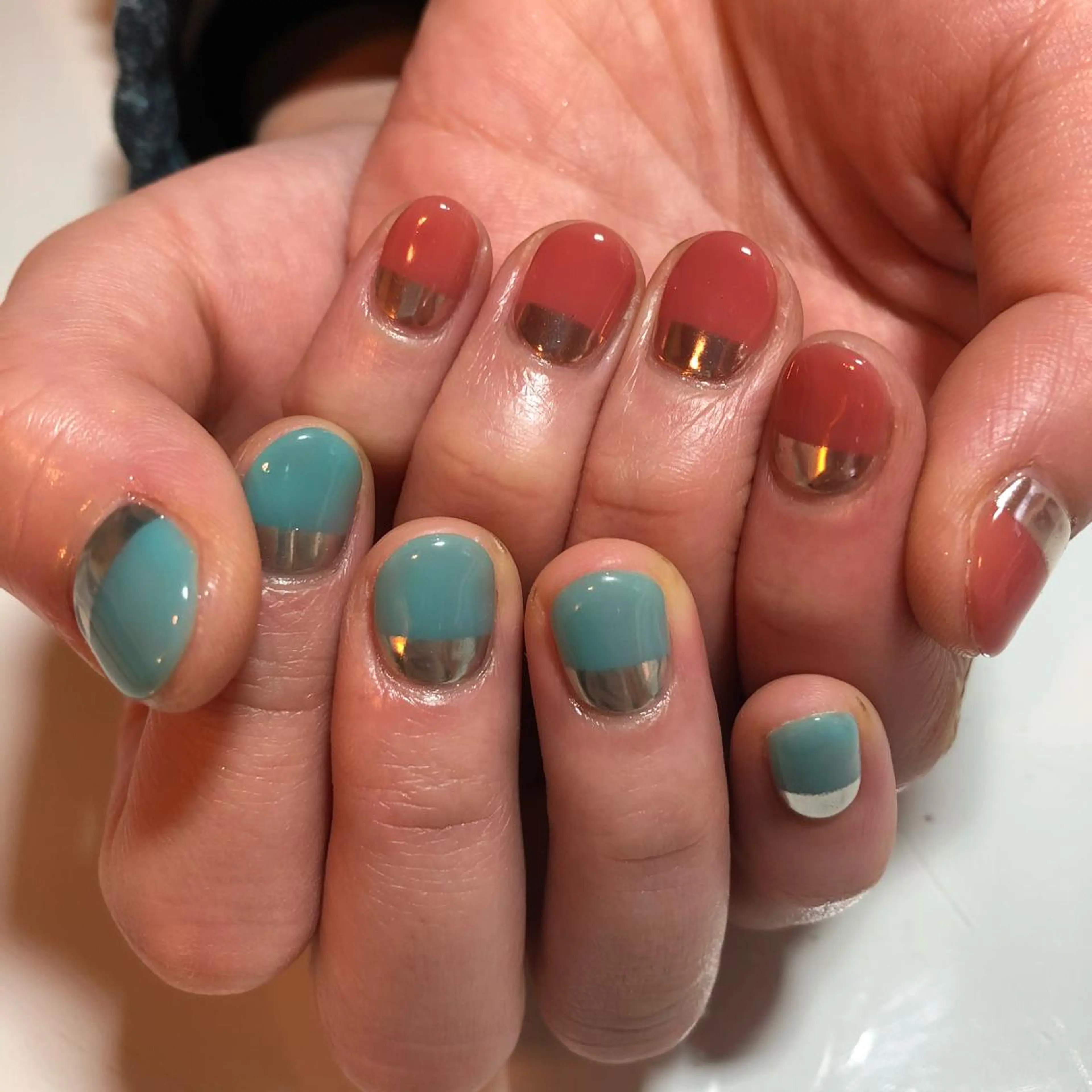 ネイル ミラーネイル g-up nail所属・米田 律子のネイルデザイン