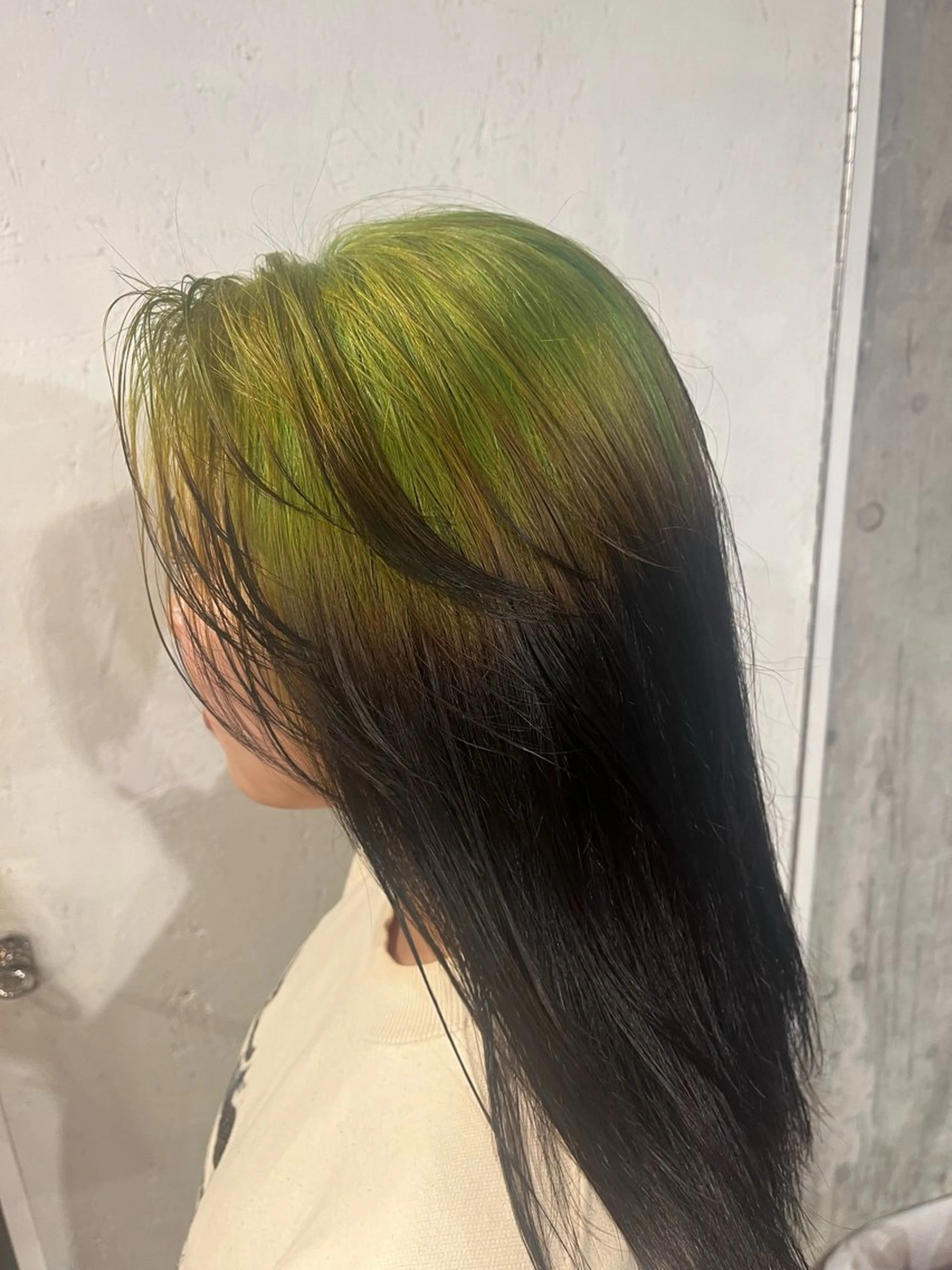 ロング カラー グラデーションカラー 泉澤 風花のヘアスタイル