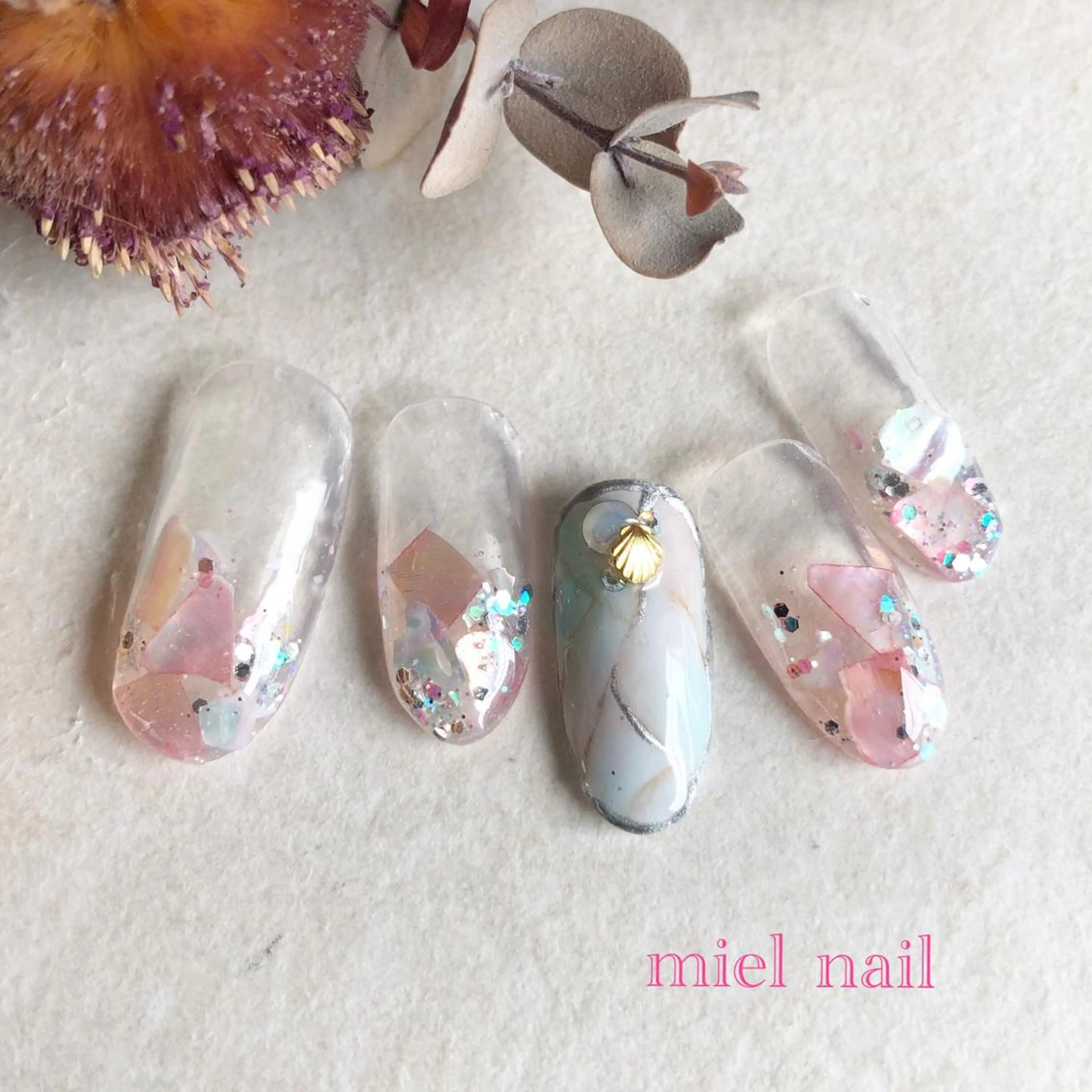ネイル ハンドネイル miel nailのネイルデザイン