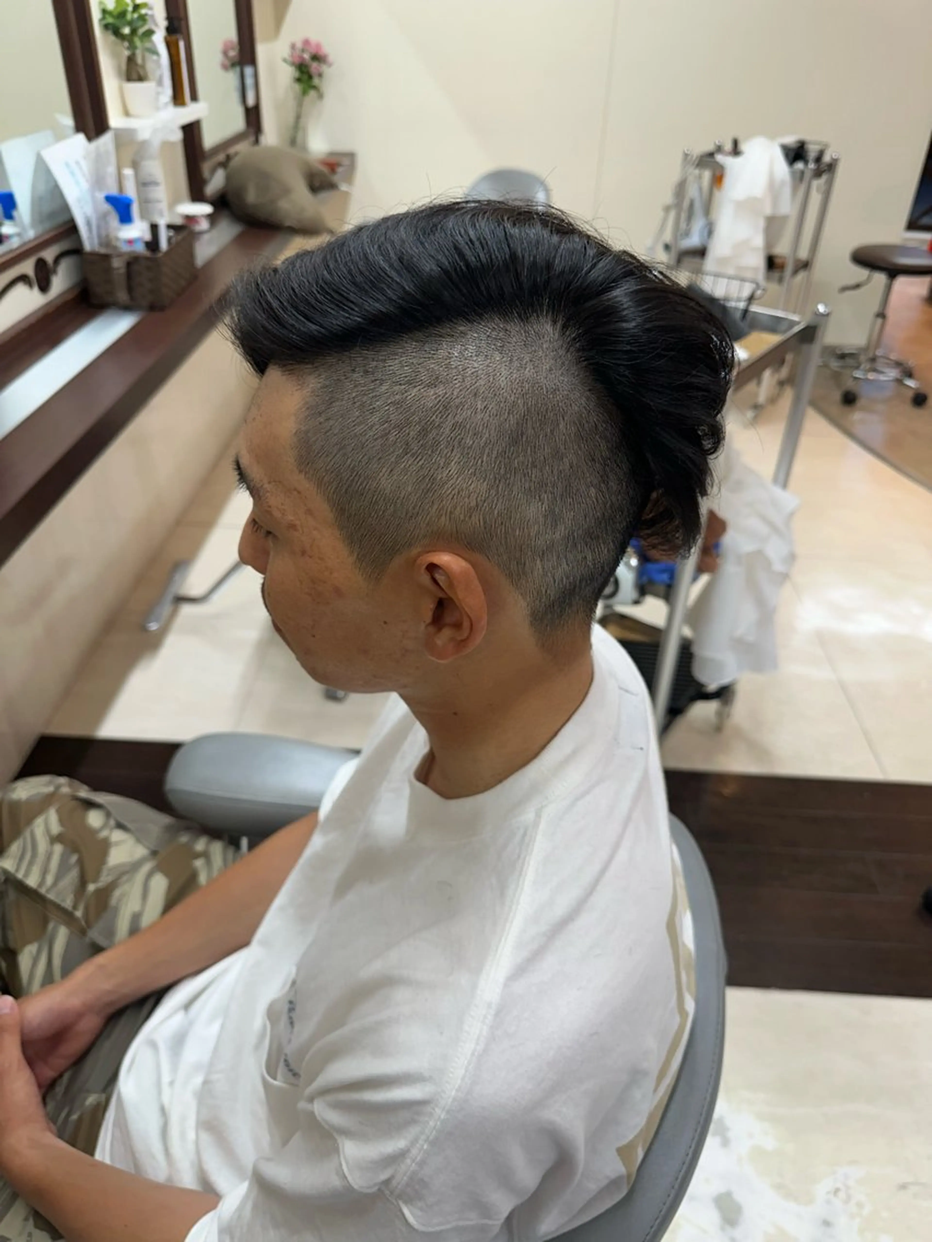 ショート カラー パーマ メンズ カット ヘアセット 毎月230人担当/ メンズヘア/清和武虎のヘアスタイル