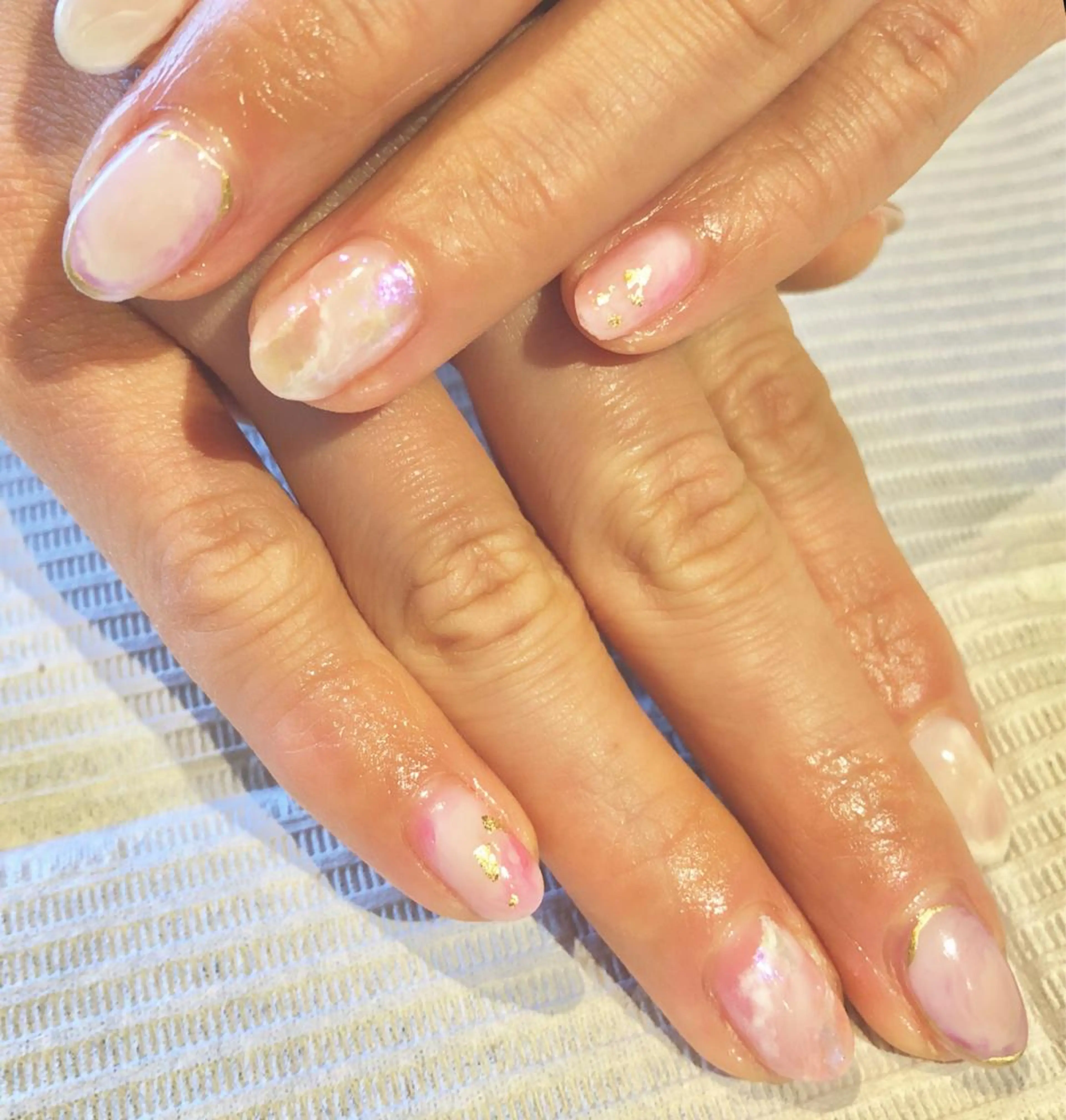 ネイル オーロラネイル TRAM-nail moriizumiのネイルデザイン