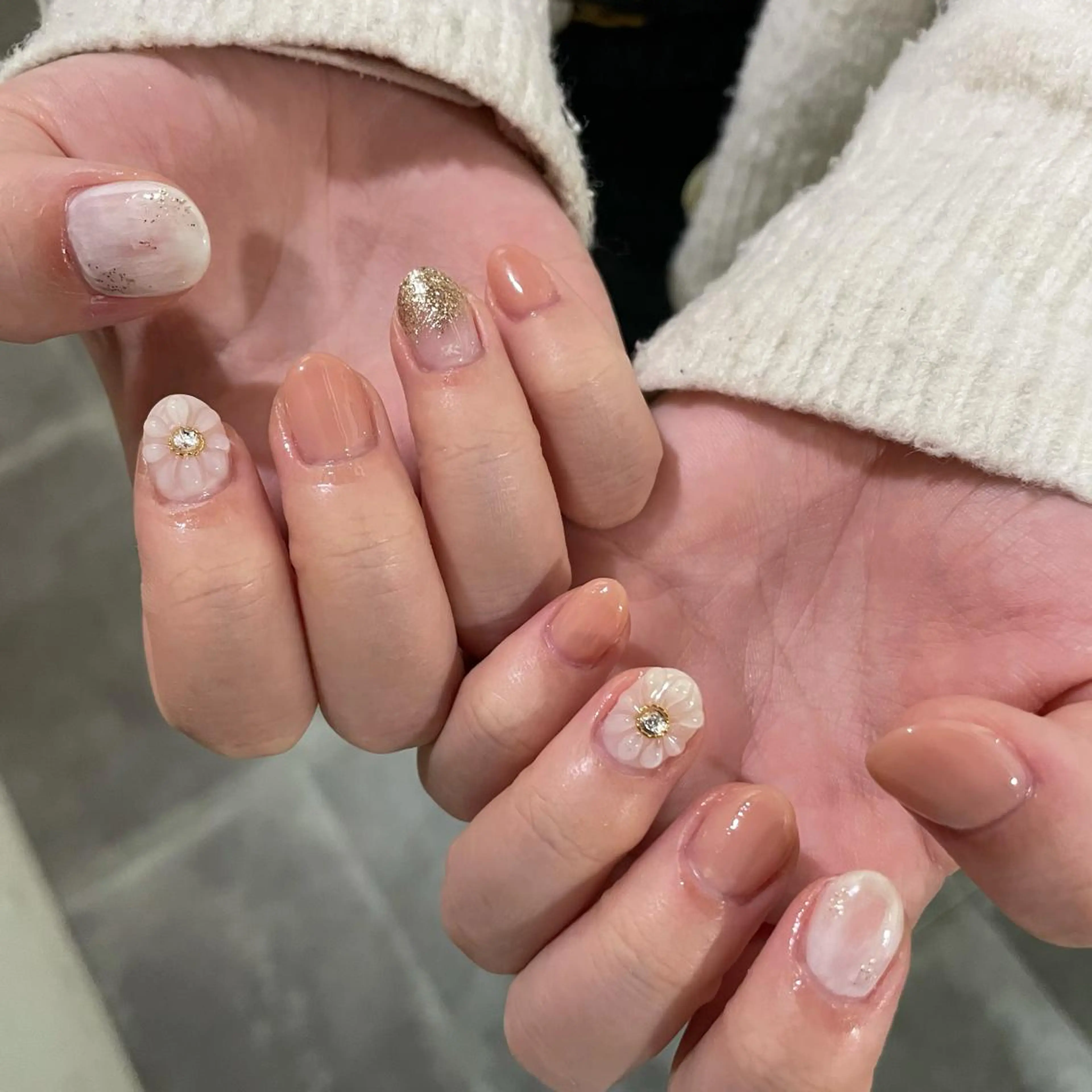 ネイル シンプルネイル SOL　nail イマナカのネイルデザイン