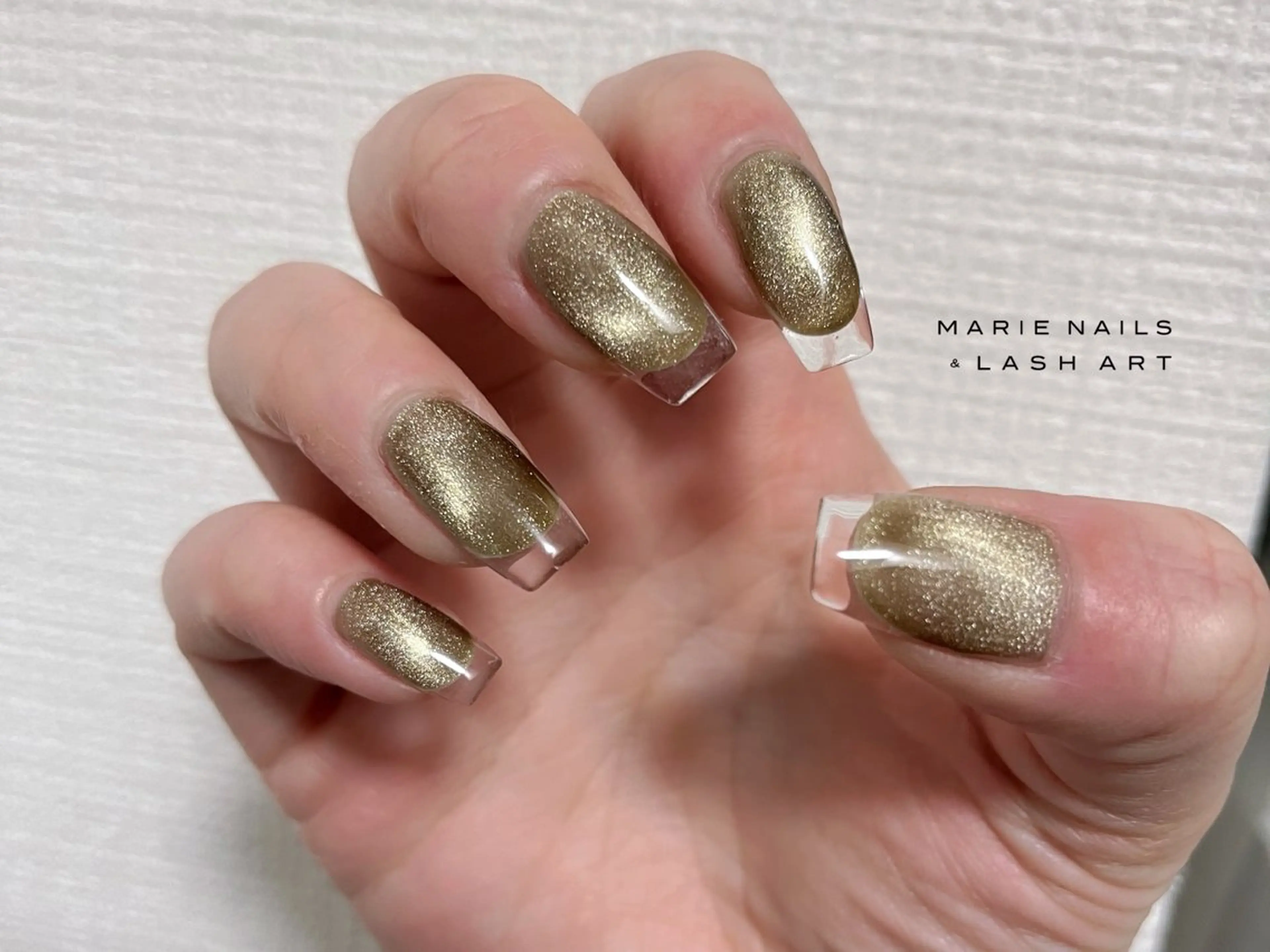 ネイル クリアネイル フレンチネイル MARIENAILS soedaのネイルデザイン