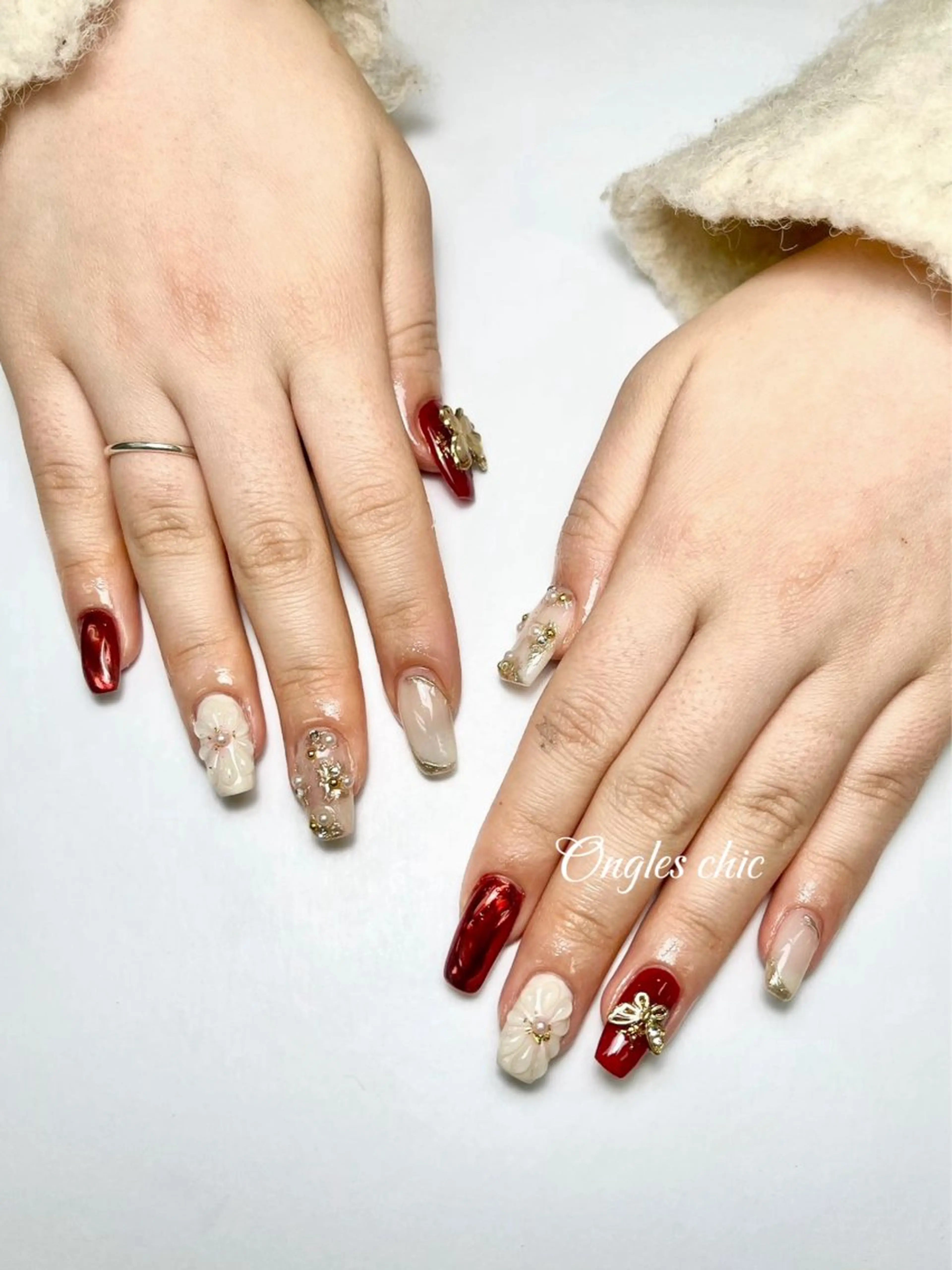 ネイル ハンドネイル ongles chicのネイルデザイン