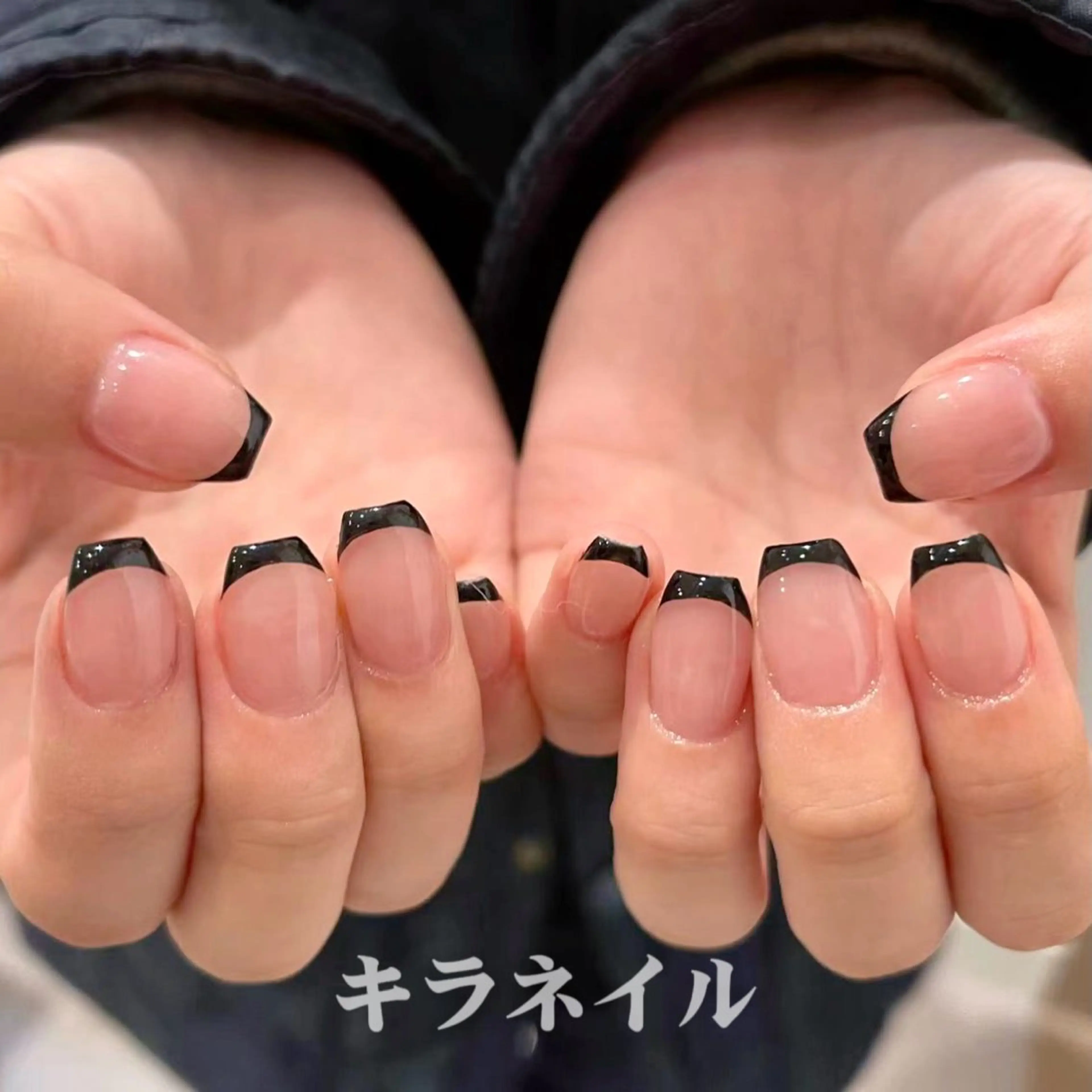 ネイル ハンドネイル 🎀kira 長さだし💗モチ最高のネイルデザイン