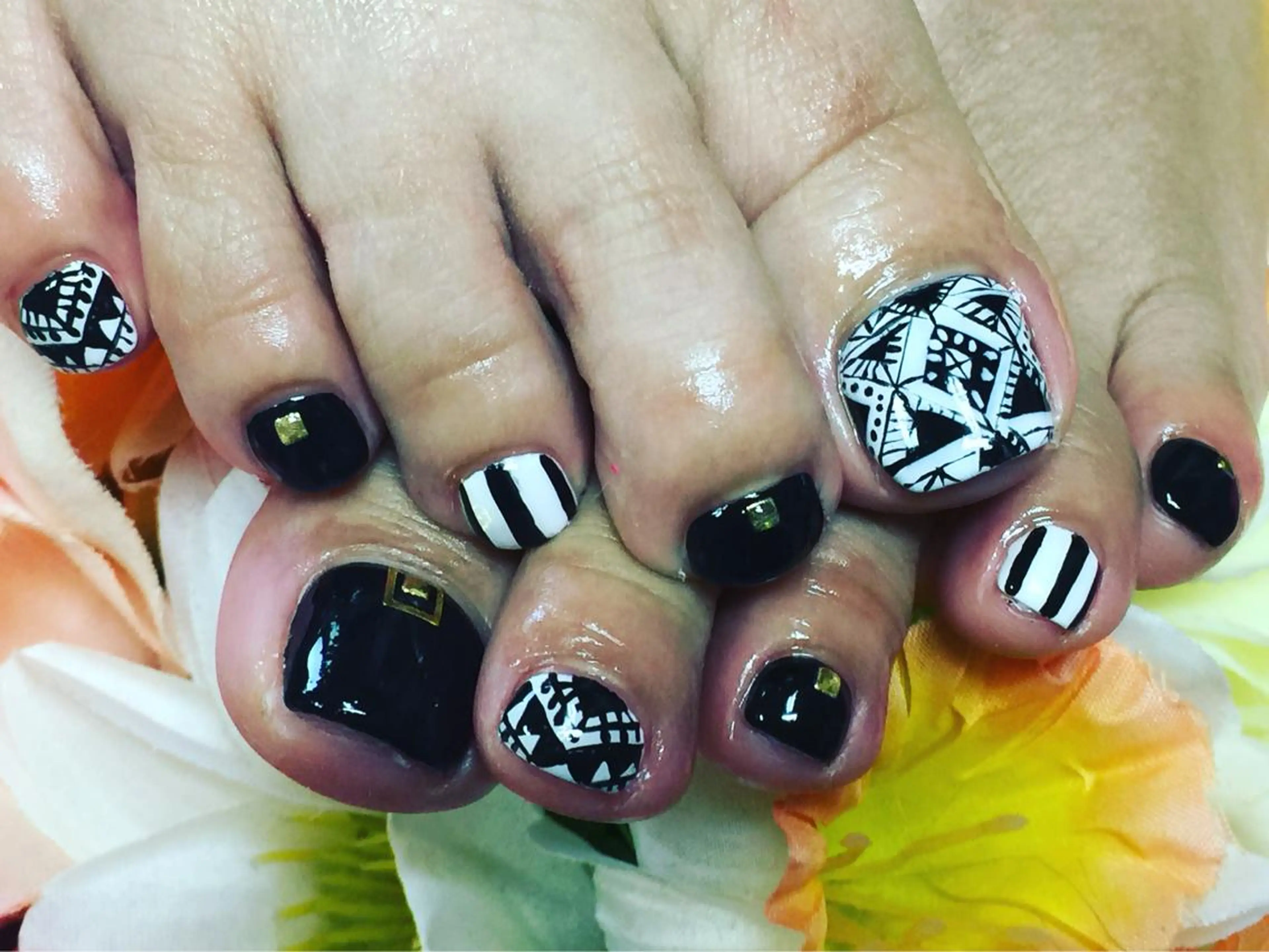 ネイル フットネイル フットネイル Beauty  Atelier Erika所属・【奈良県香芝市】 Erikaのネイルデザイン