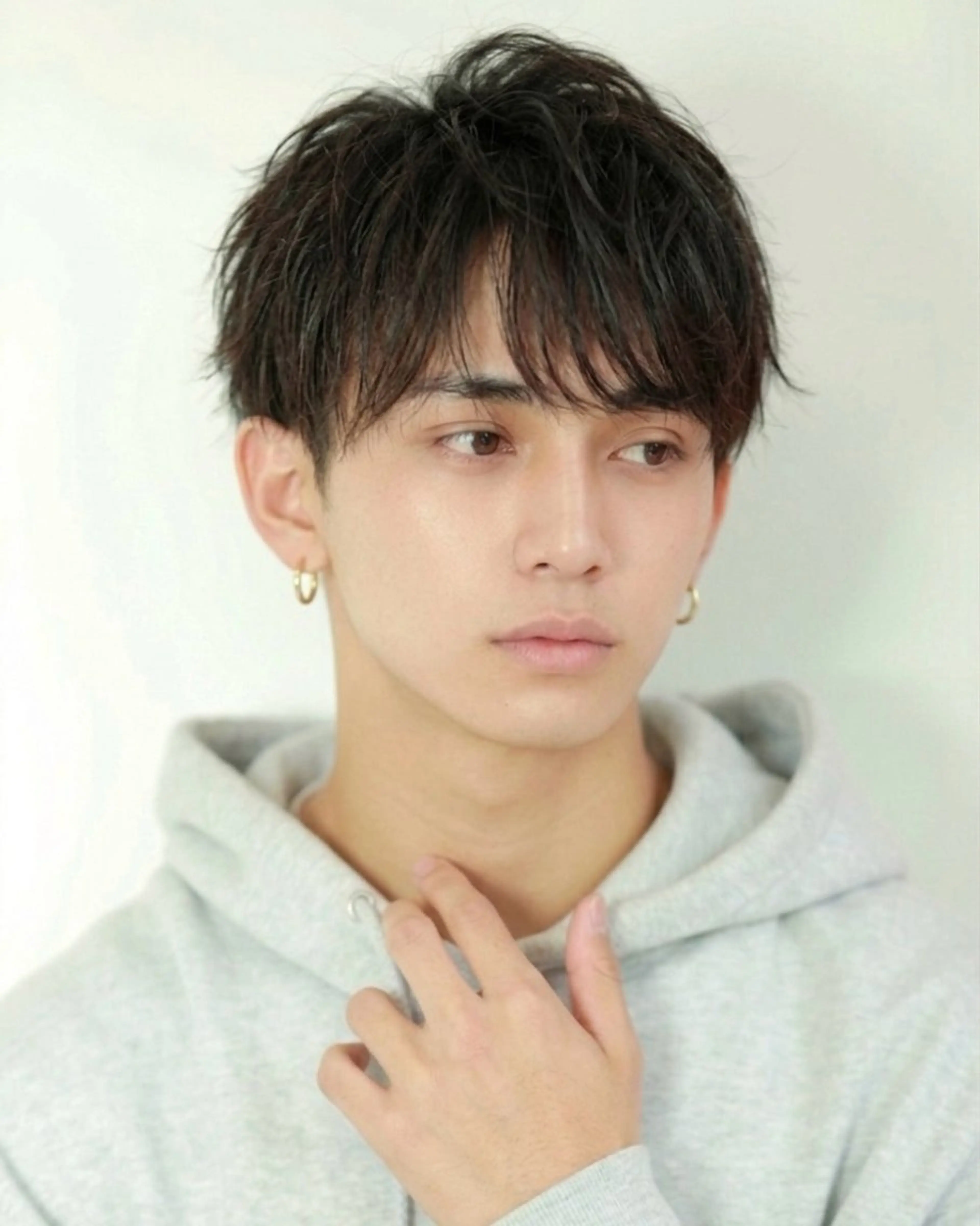 ショート パーマ 似合わせカット ウルフカット カット パーマ 半個室　メンズパーマ 多田崚馬　メンズ特化のヘアスタイル