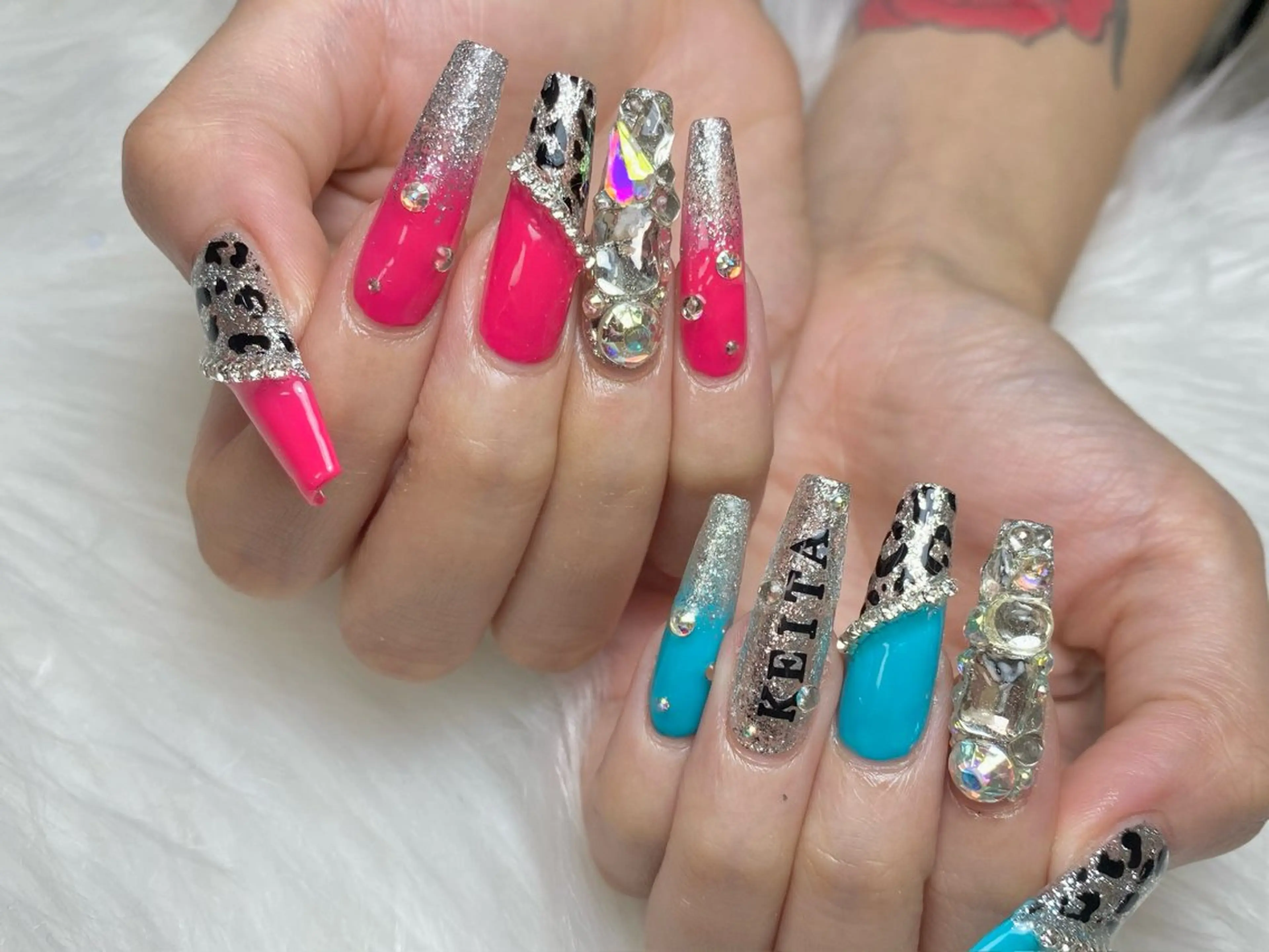 【アプレ◆オフ込】チップ長さ出し＋10本付け放題の写真