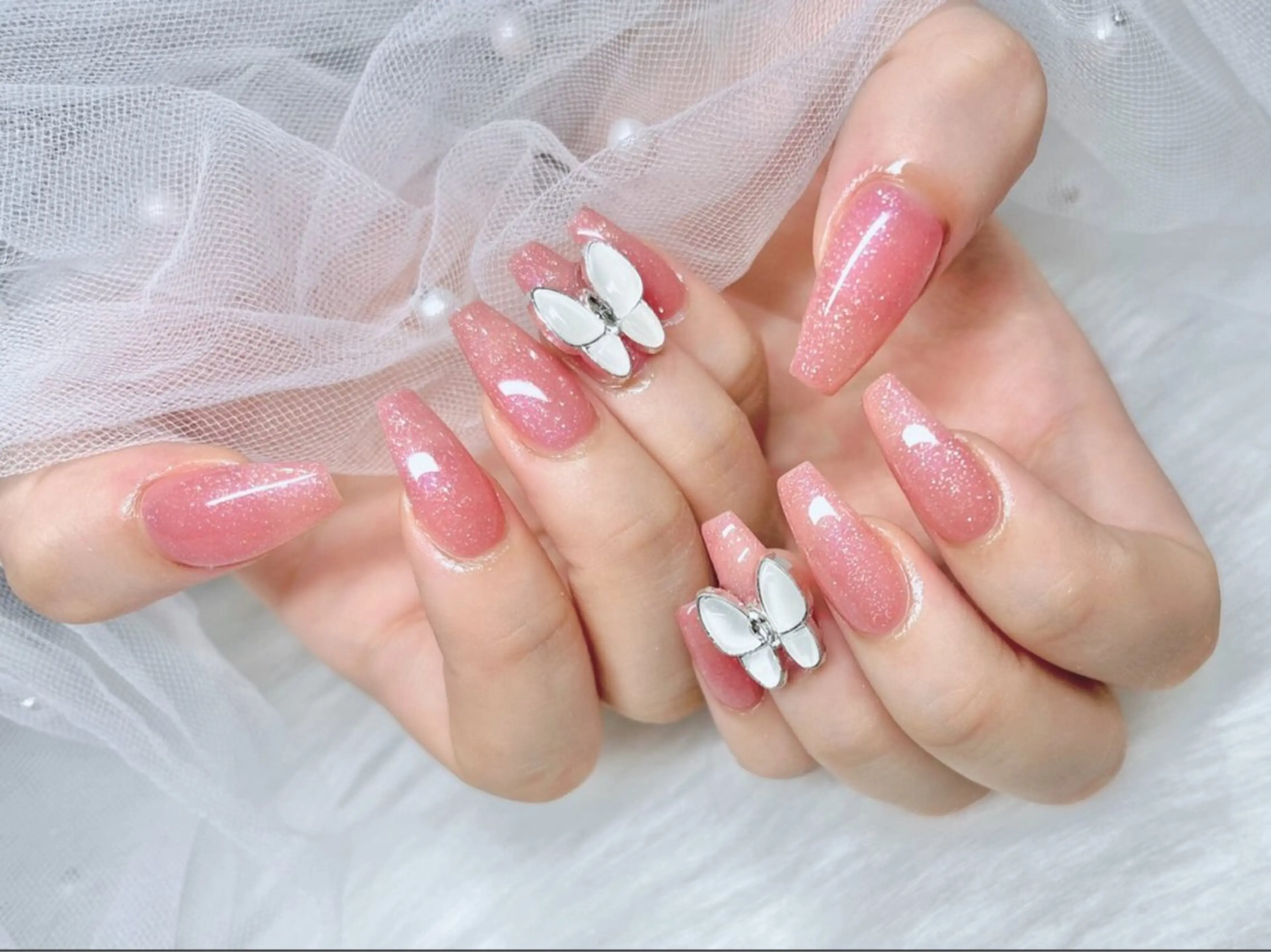 ネイル ETERNA Nail 銀座店【パラジェル/フィルイン/チップ長さだし/マグネット/ニュアンス】所属・ア カリのネイルデザイン