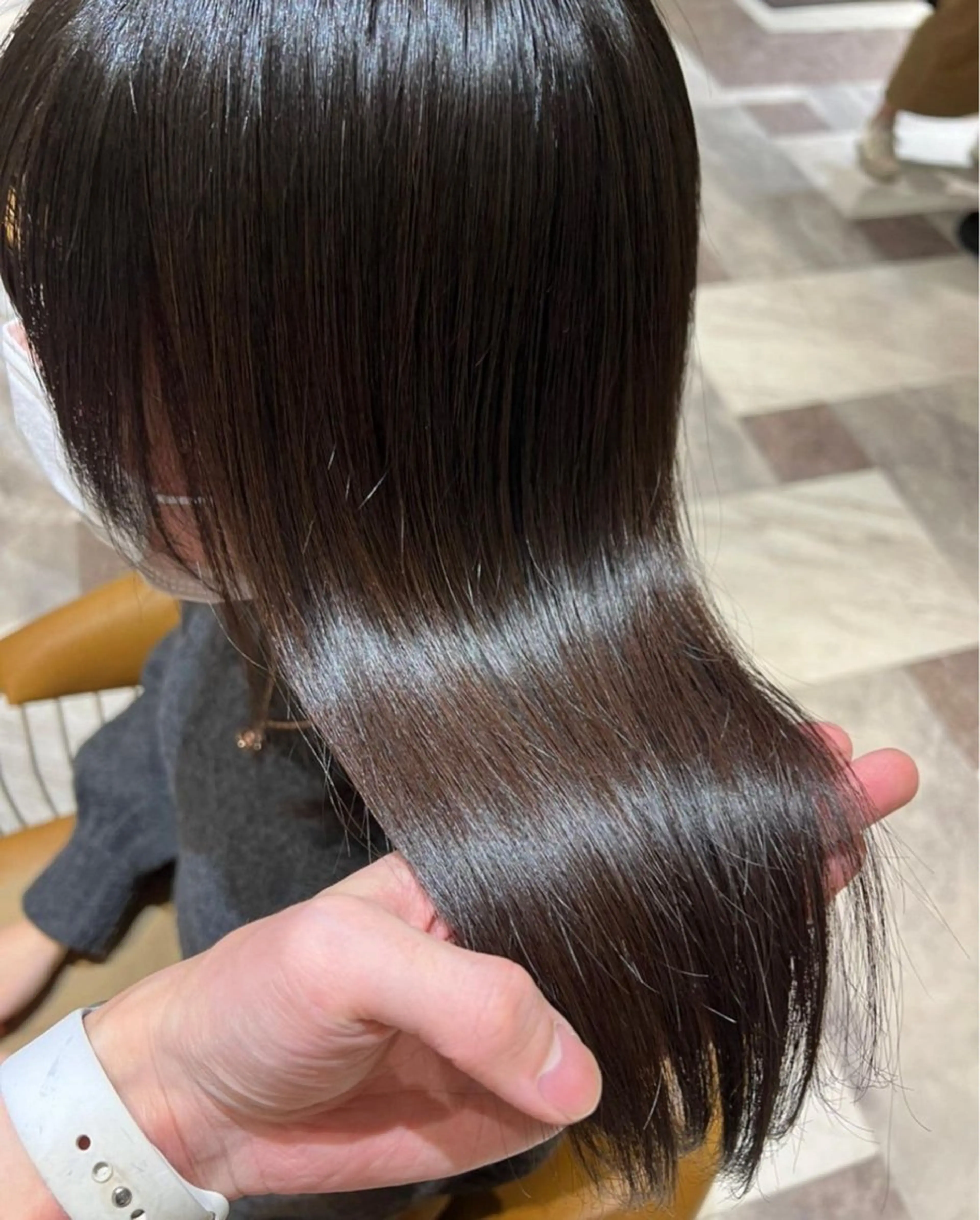 ロング 美髪矯正×レイヤー 松田空優哉のヘアスタイル