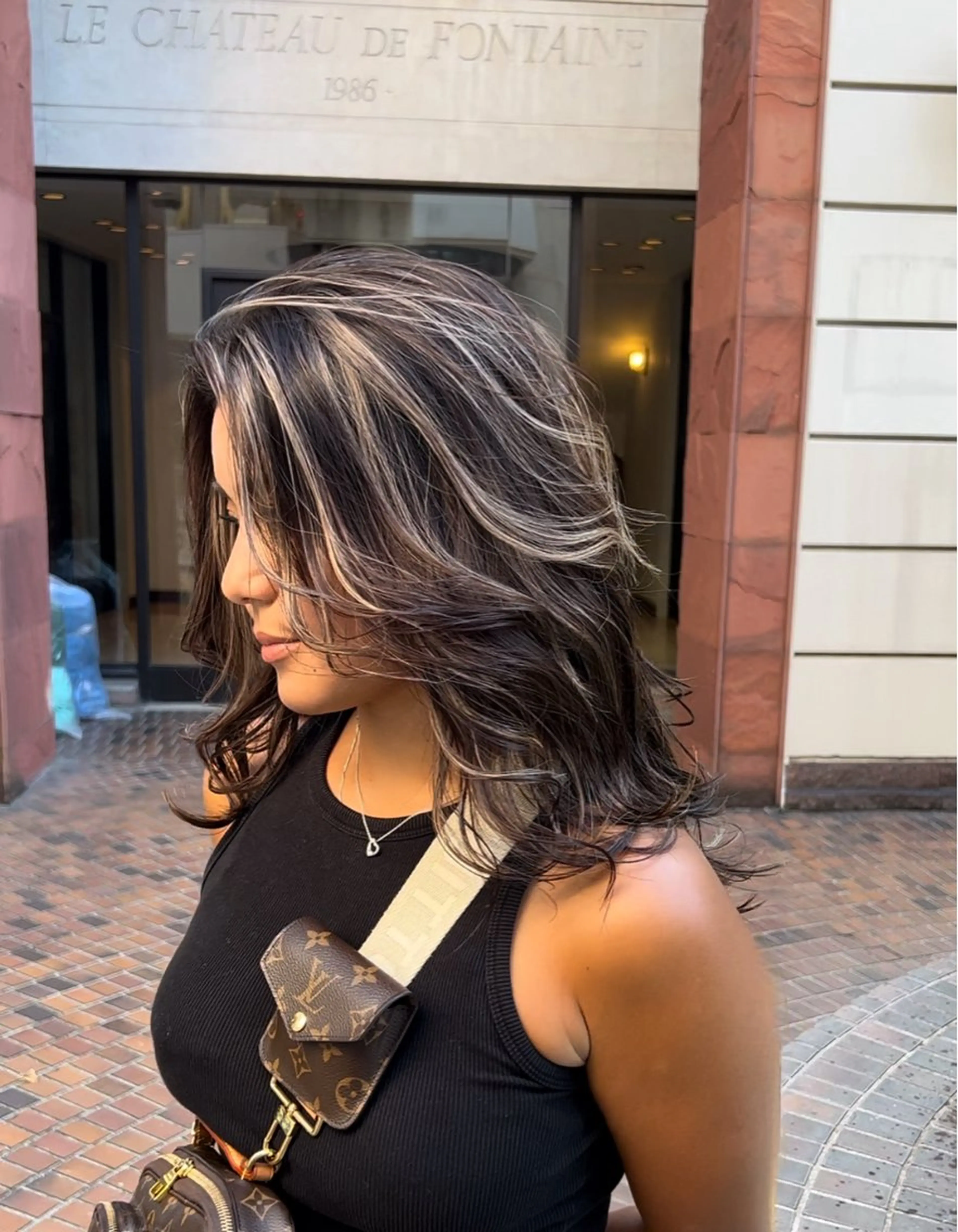 ミディアム カラー カット ヘアカラー トリートメント 海外デザイン🇺🇸 石渡諒太のヘアスタイル