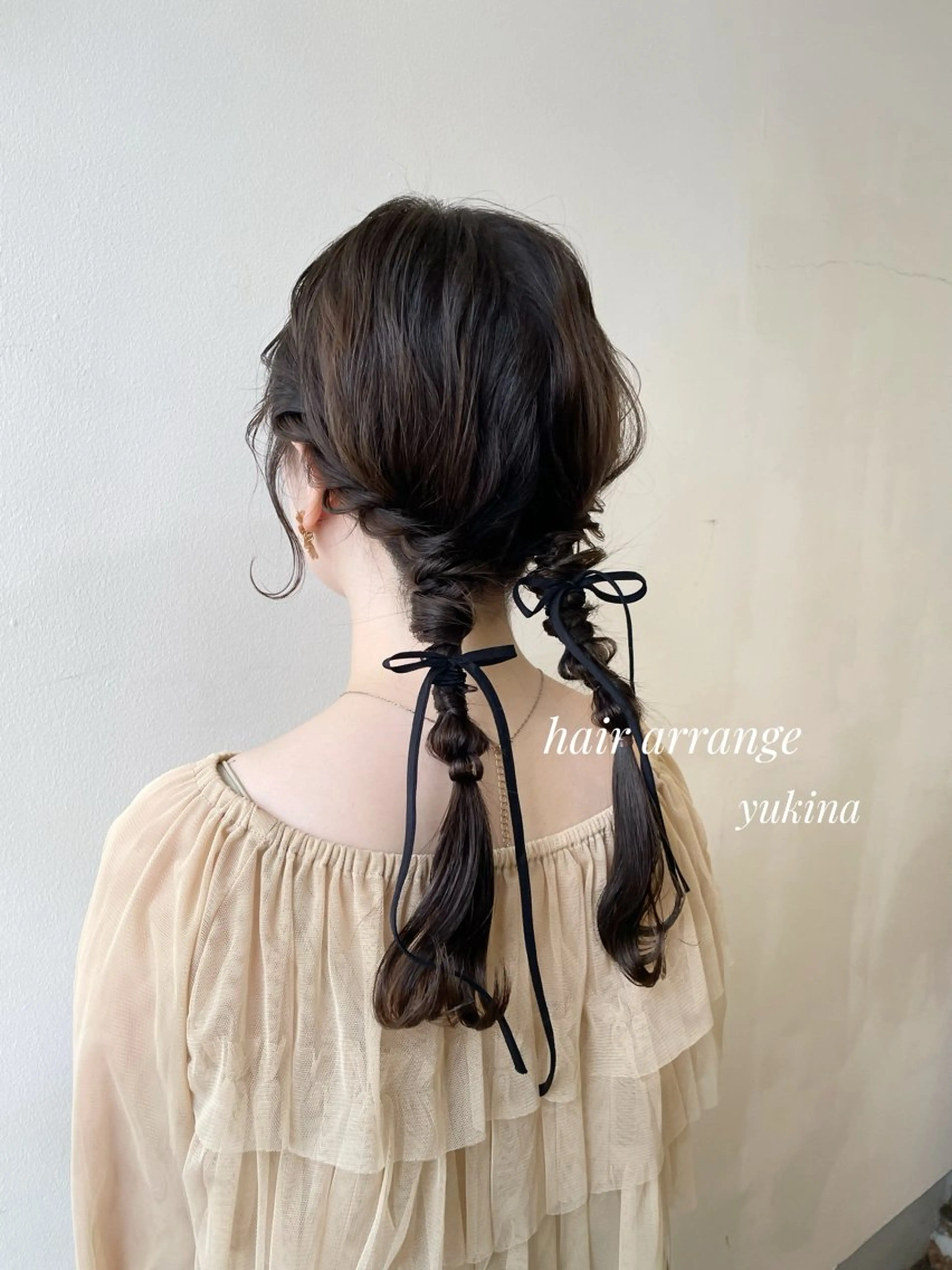 ロング ヘアアレンジ ヘアセット ✨透明感ケアカラー✨ 長野ゆきなのヘアスタイル