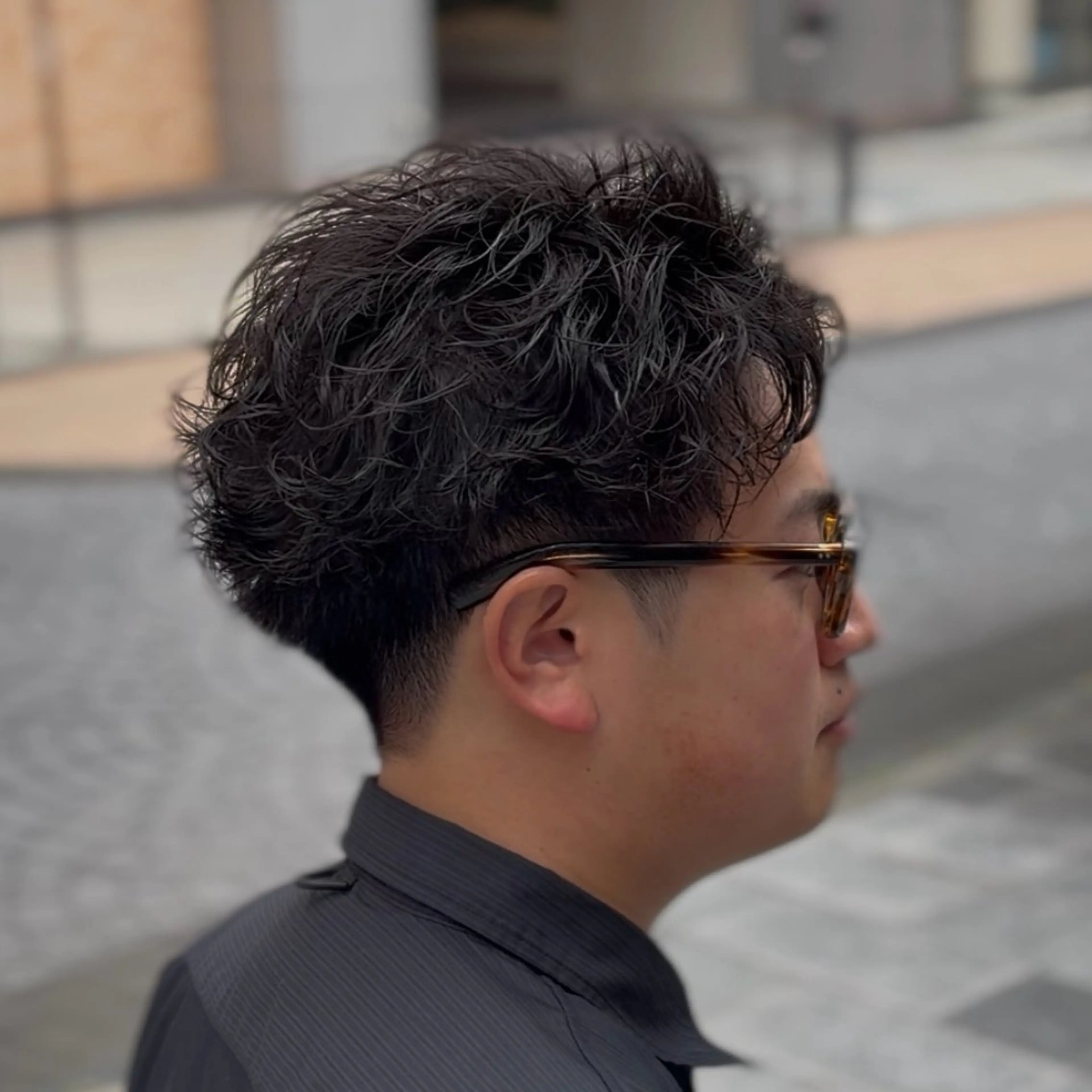 ショート メンズ メンズパーマ ショートヘア カット 🔥YUSEI 🔥のヘアスタイル