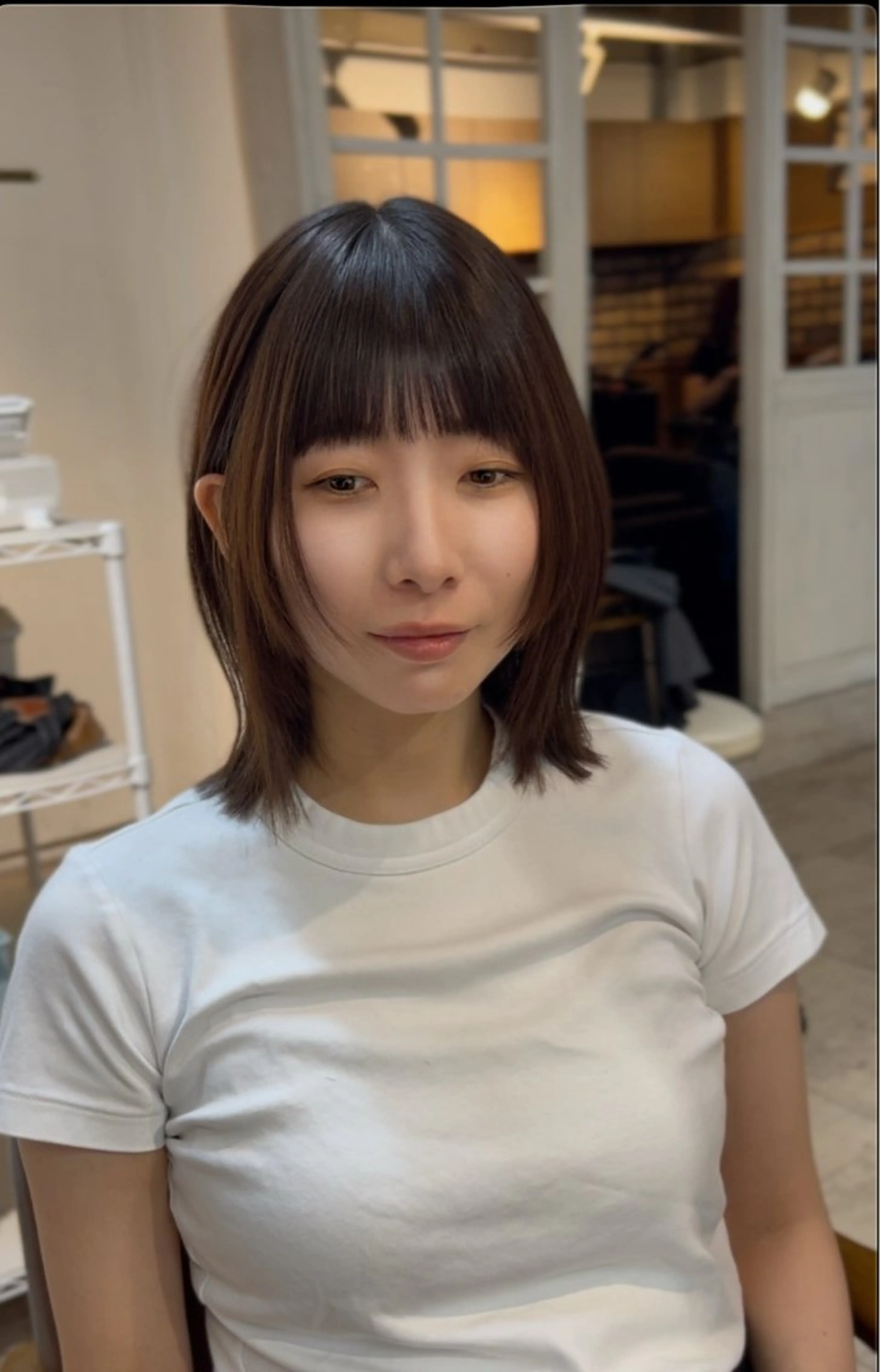 ミディアム カラー 渋谷　今泉ひろき 髪質改善×美髪矯正のヘアスタイル