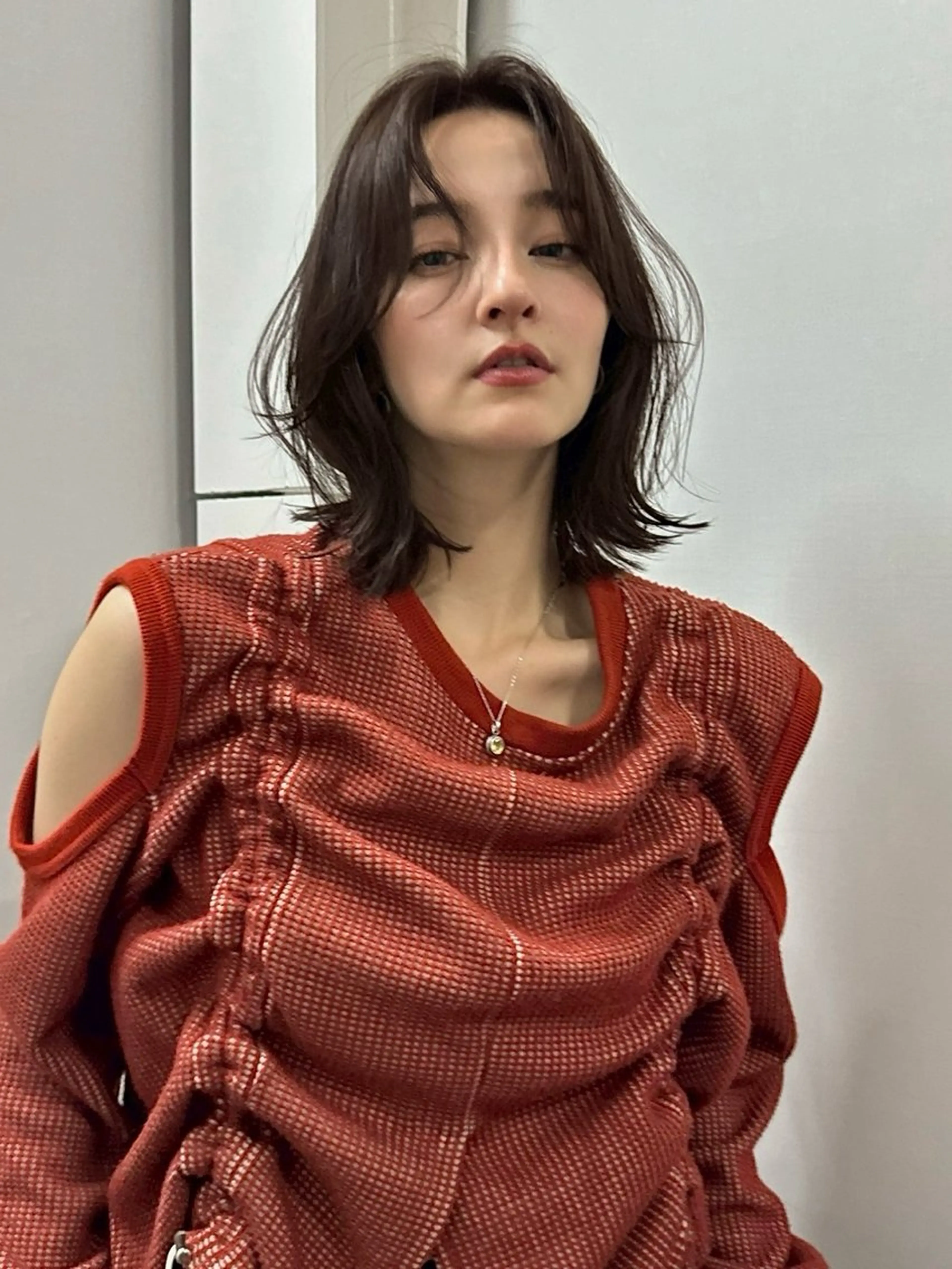 ミディアム カット 縮毛矯正 🩵縮毛矯正・ボブ 岩原朋也🩵のヘアスタイル