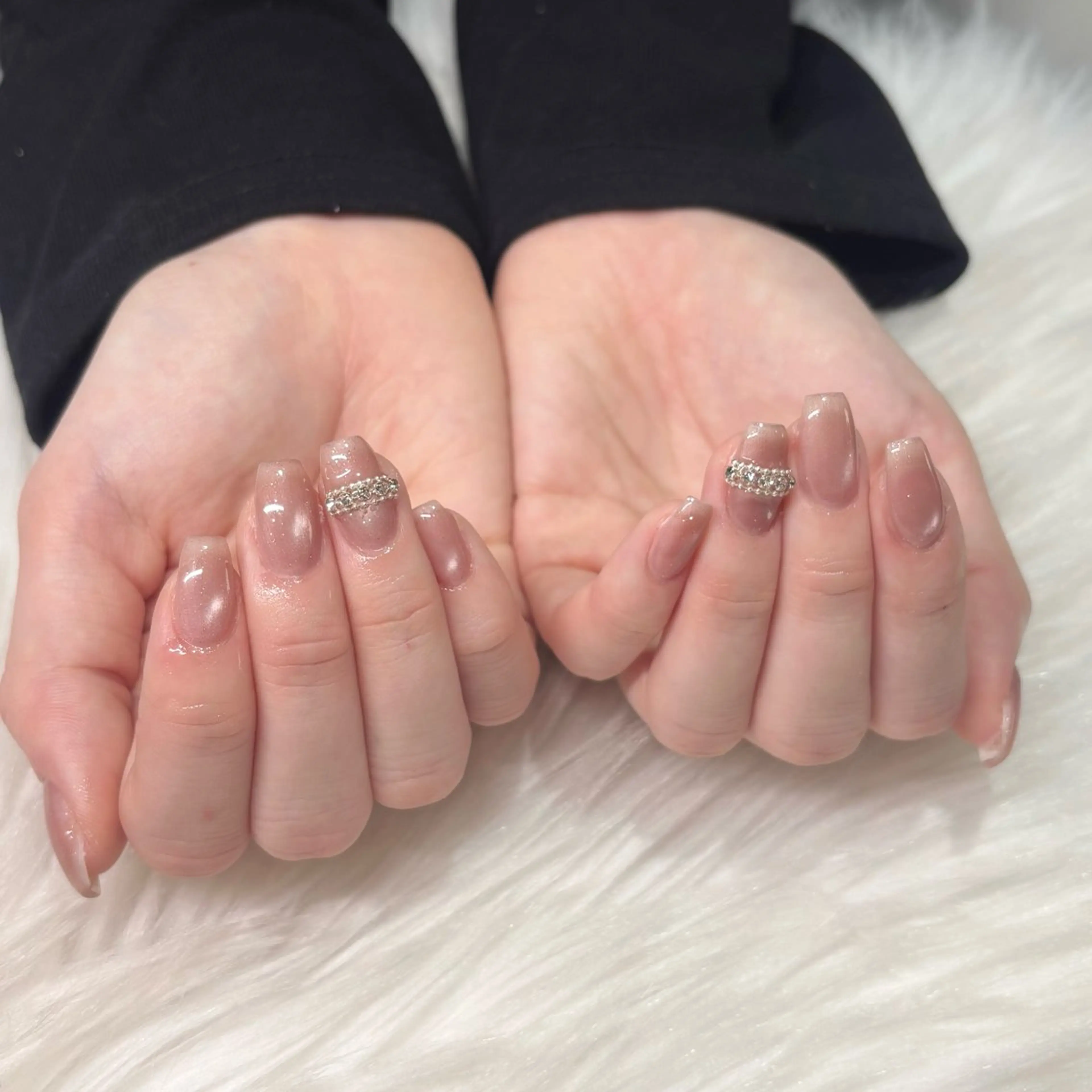 ネイル フラッシュネイル フラッシュマグ シンプルネイル Viel💅 〜himene〜のネイルデザイン