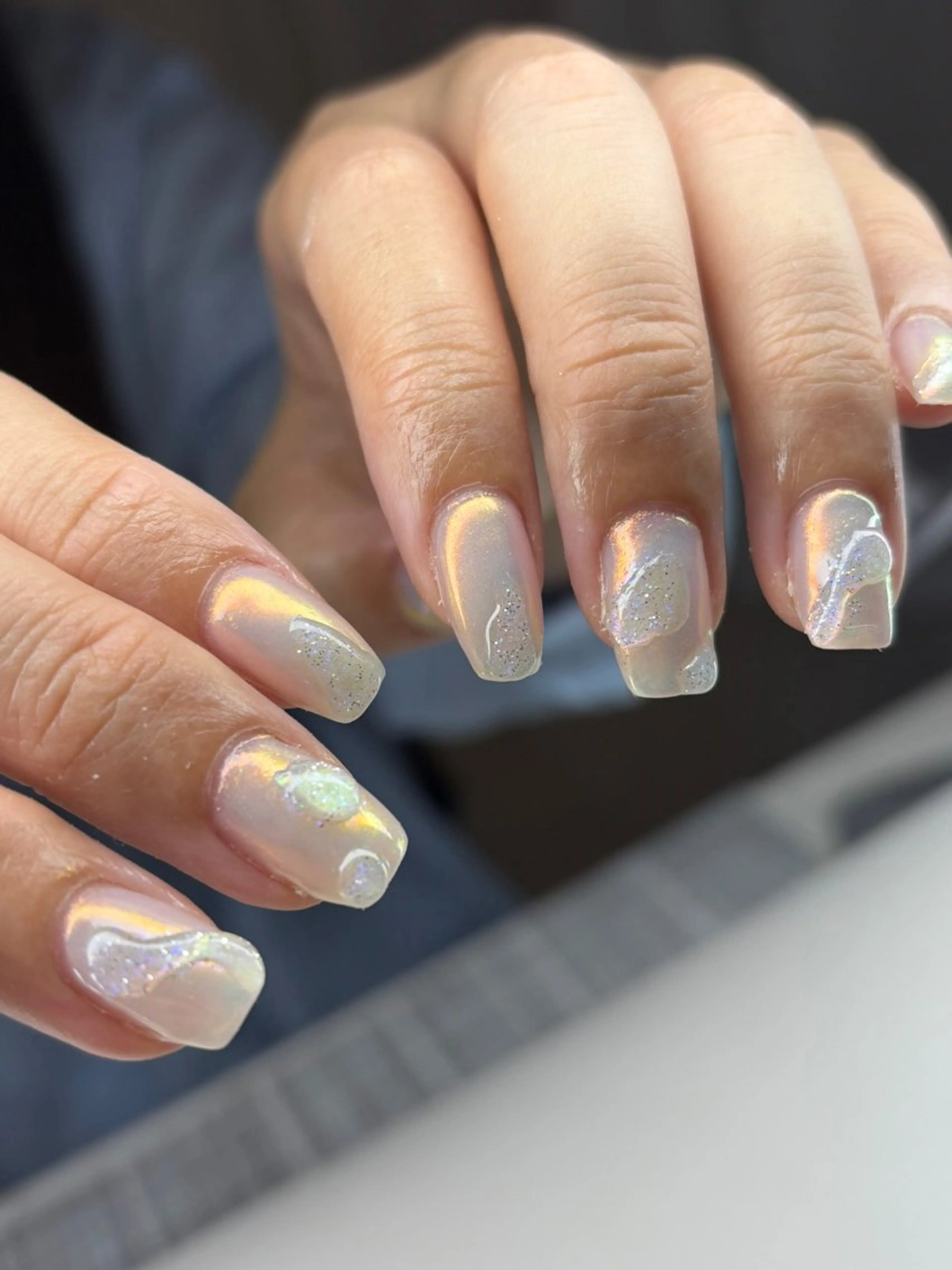 ネイル ハンドネイル 浅草eknail 🖤EMIRIのネイルデザイン