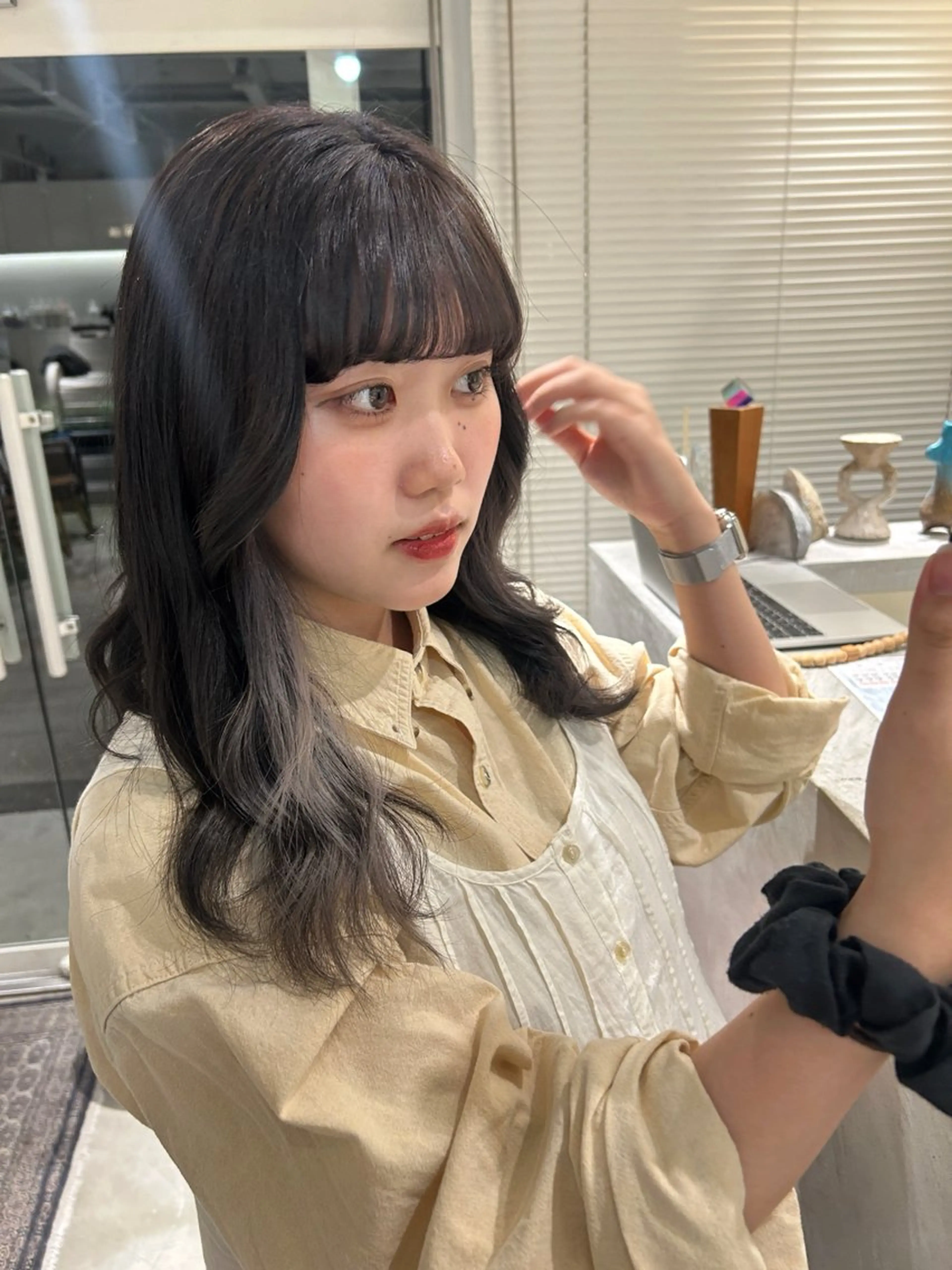 インナーカラーorイヤリングカラー⭐️24歳以下限定、ロング料金なしの写真