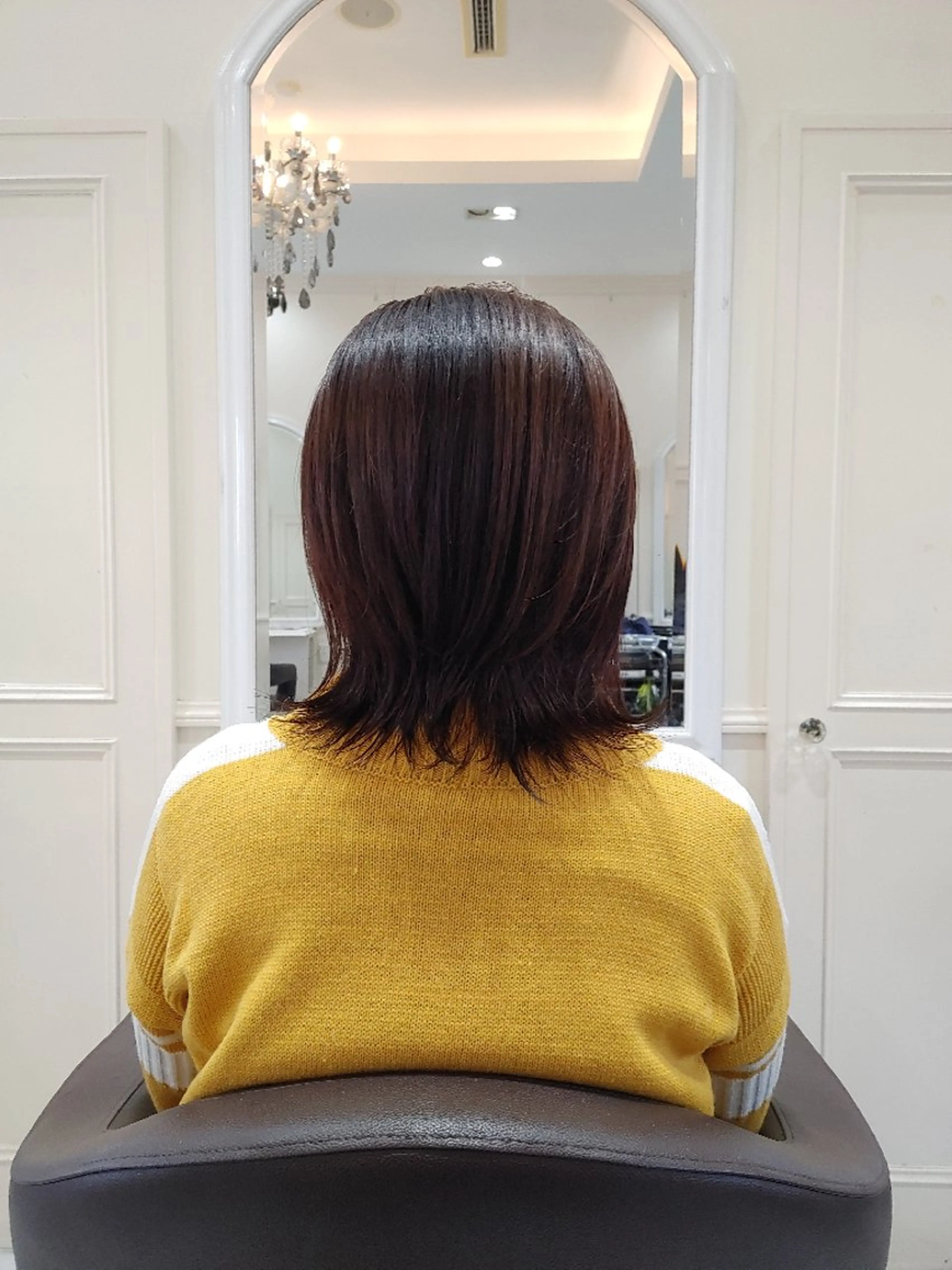 ミディアム トリートメント カット トリートメント 中村 裕昭のヘアスタイル