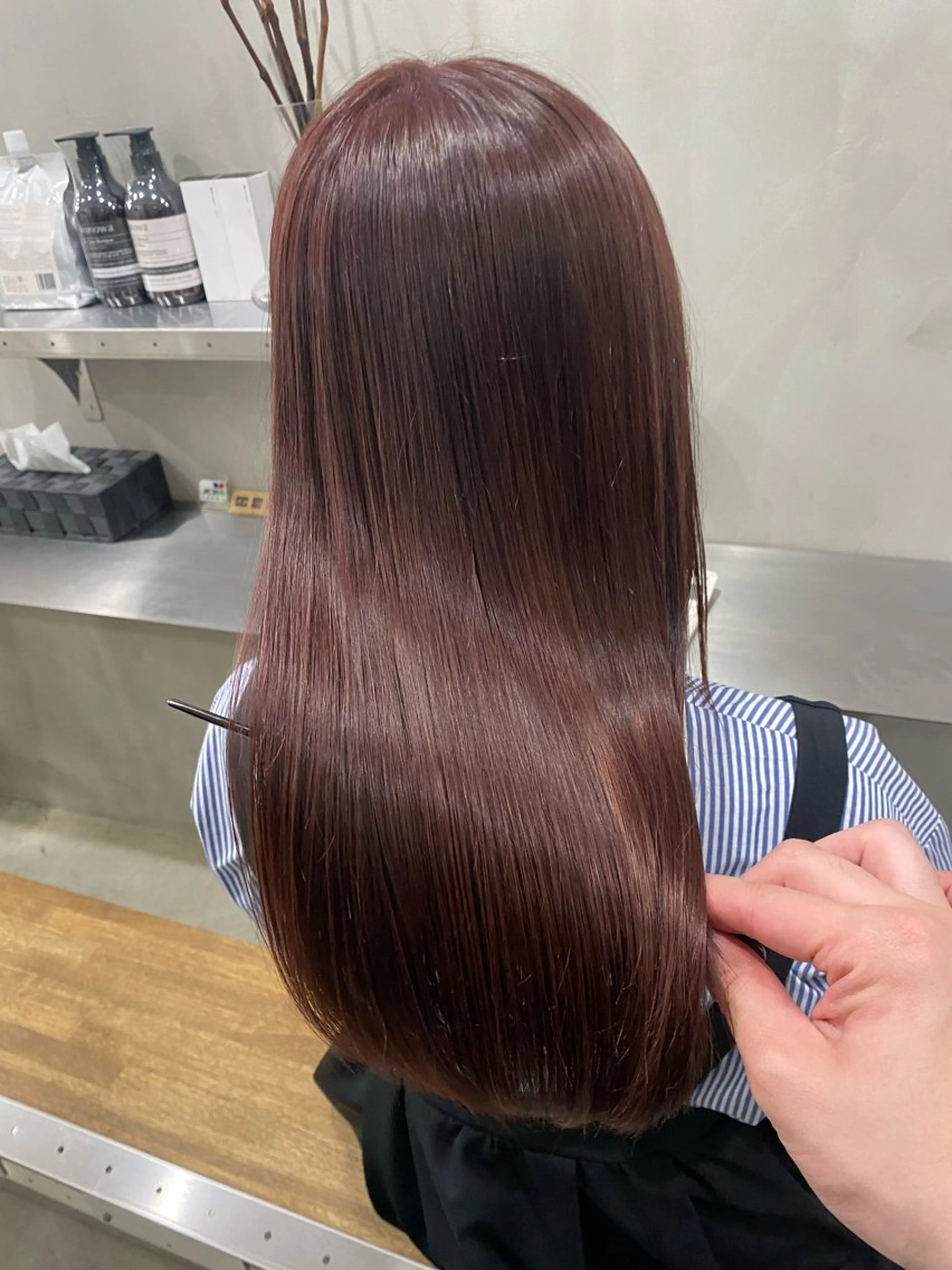 セミロング 宮田海聖 ナチュラル/美髪のヘアスタイル