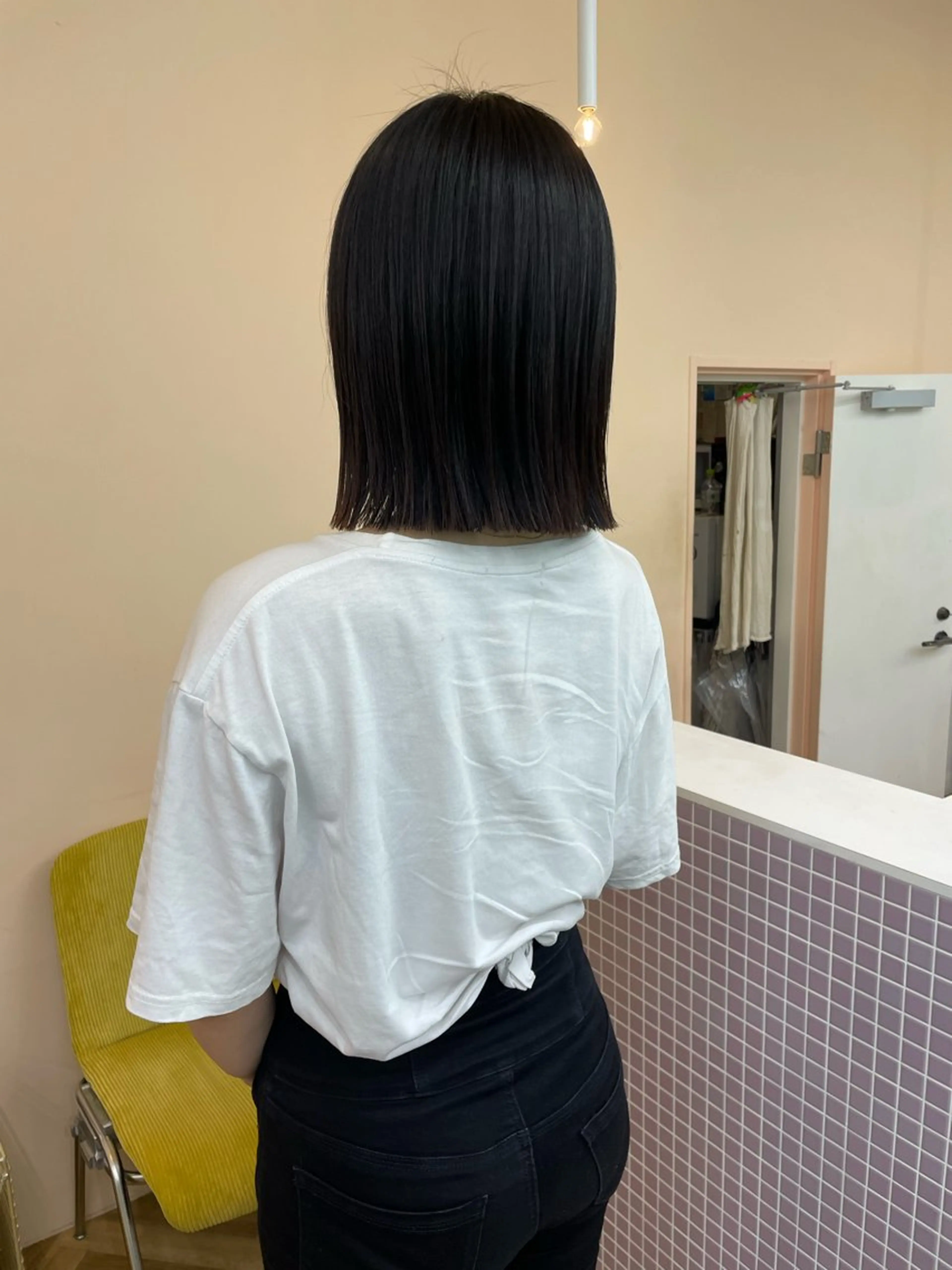 セミロング ボブカットモデル/パ ーマ/harunaのヘアスタイル