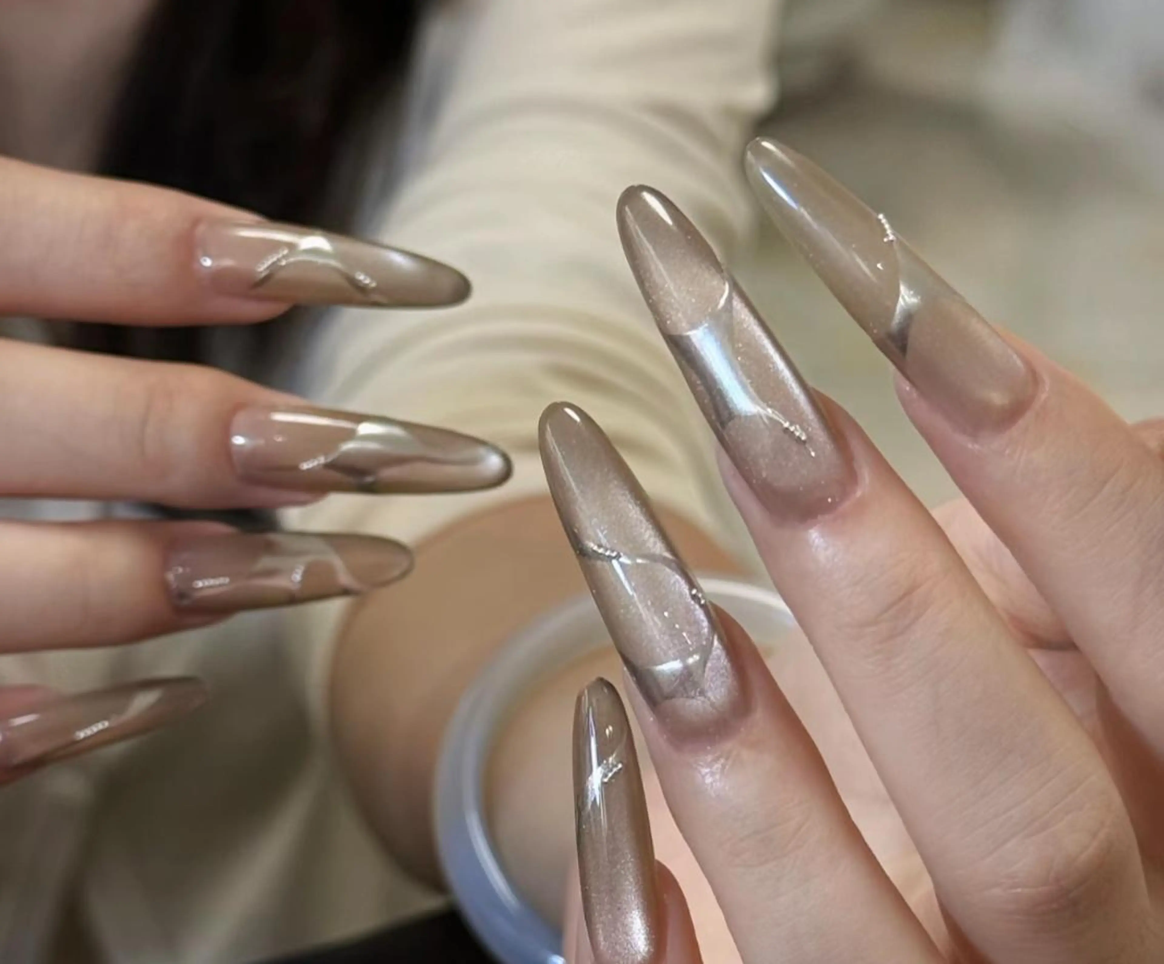 ネイル ハンドネイル ハンドケア 🍑 momo_nailのネイルデザイン