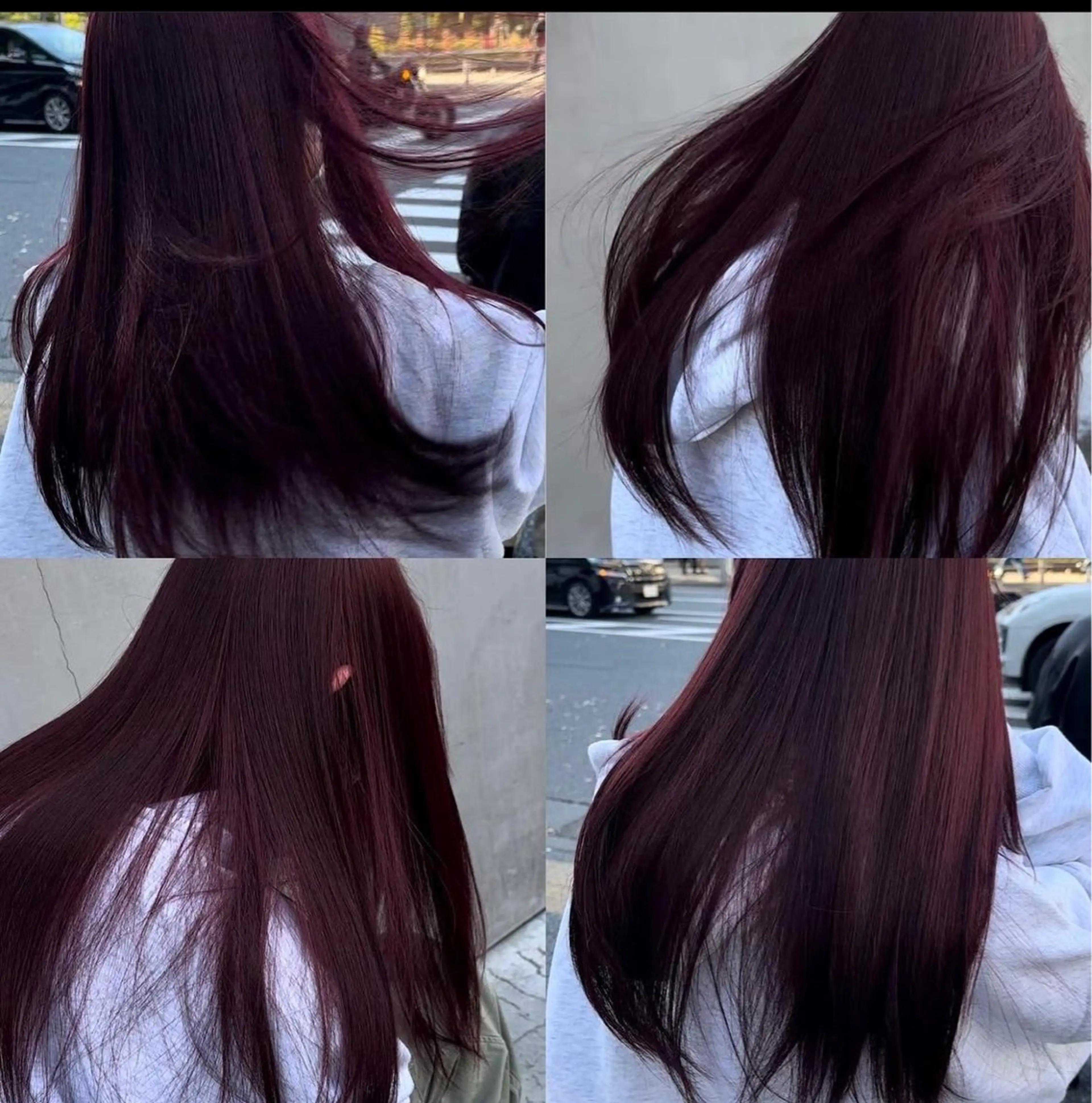 カラー 黒髪 ピンクカラー ナチュラルウルフ 九嶋優斗のヘアスタイル