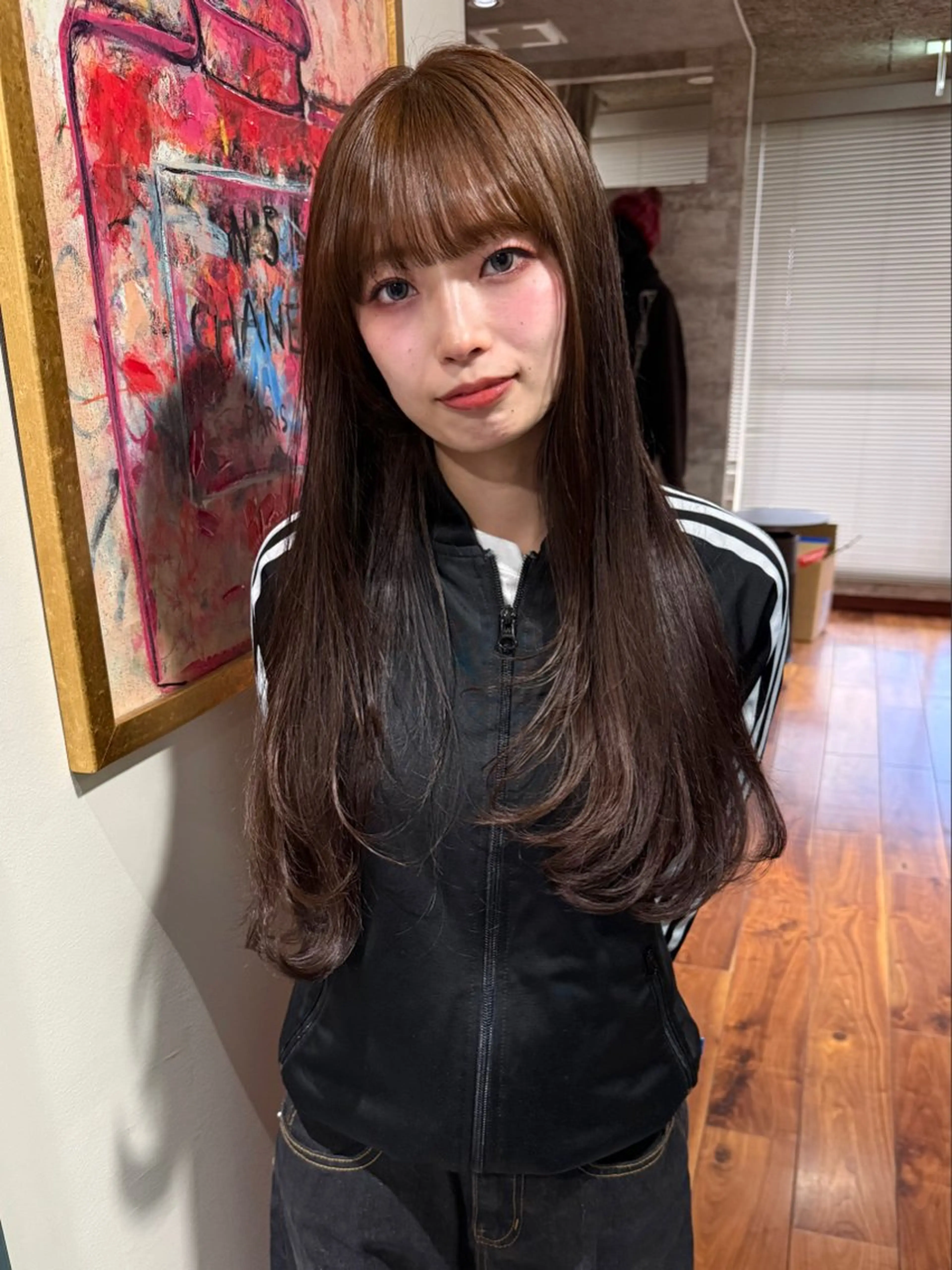 ロング カラー カット ヘアカラー トリートメント mai / linoah˚✧のヘアスタイル